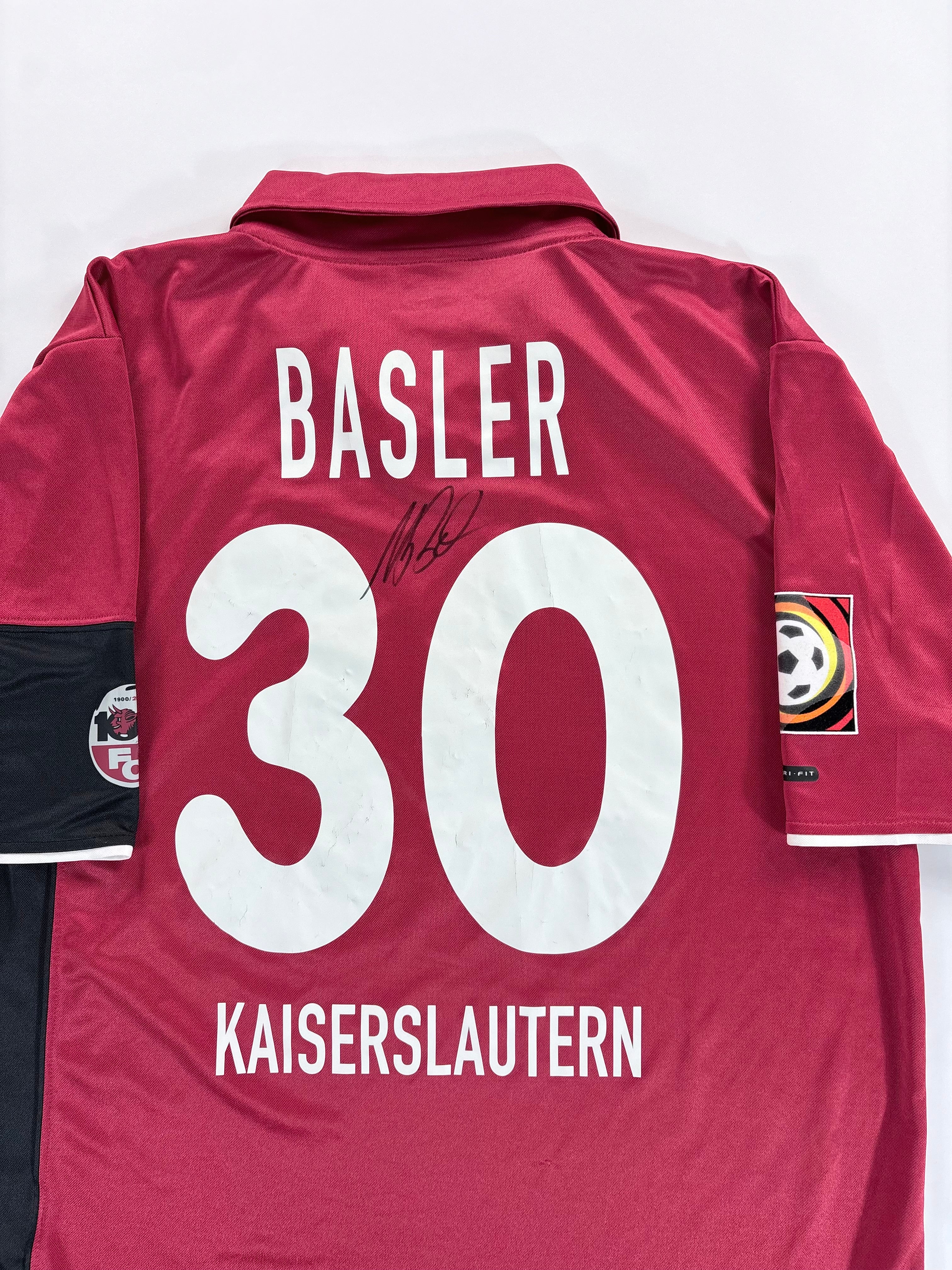 1. FC Kaiserslautern Heimtrikot 2000/2001 - #30 Basler - L - Mit Etikett!