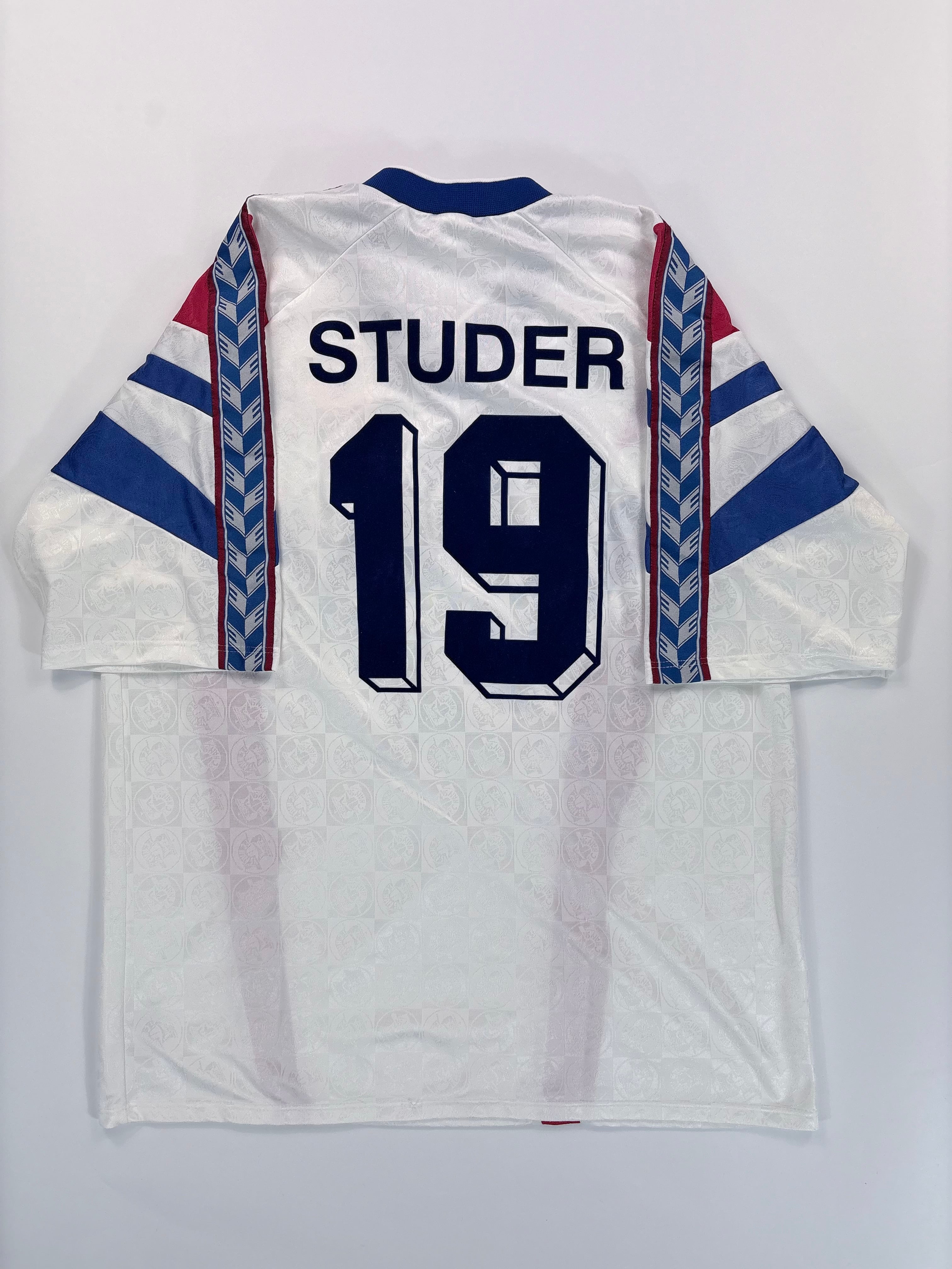 Hansa Rostock Heimtrikot 1997/1998 - #19 Studer - L/XL