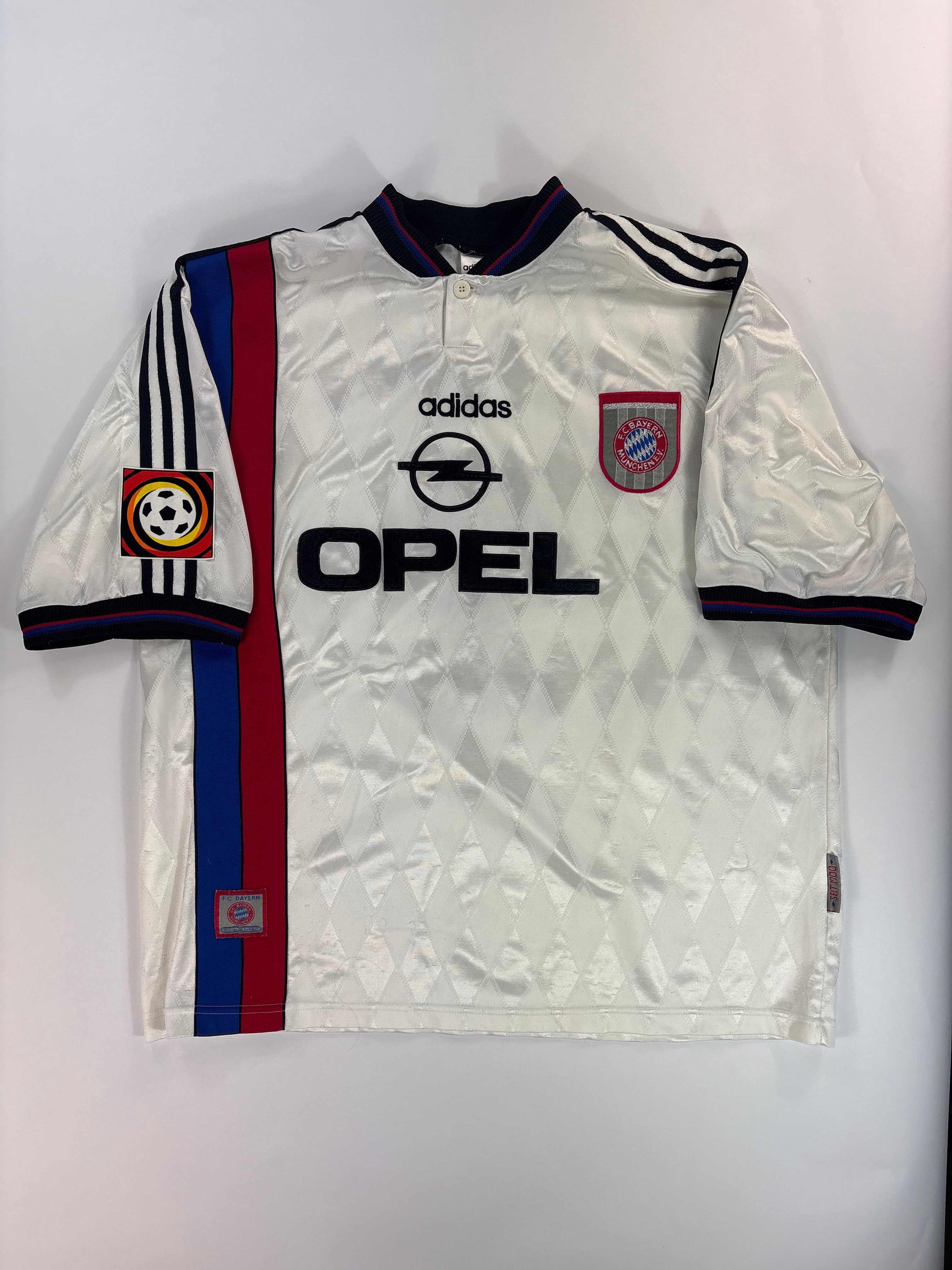 Bayern München Auswärtstrikot 1996/1997  - #7 Scholl - XXL