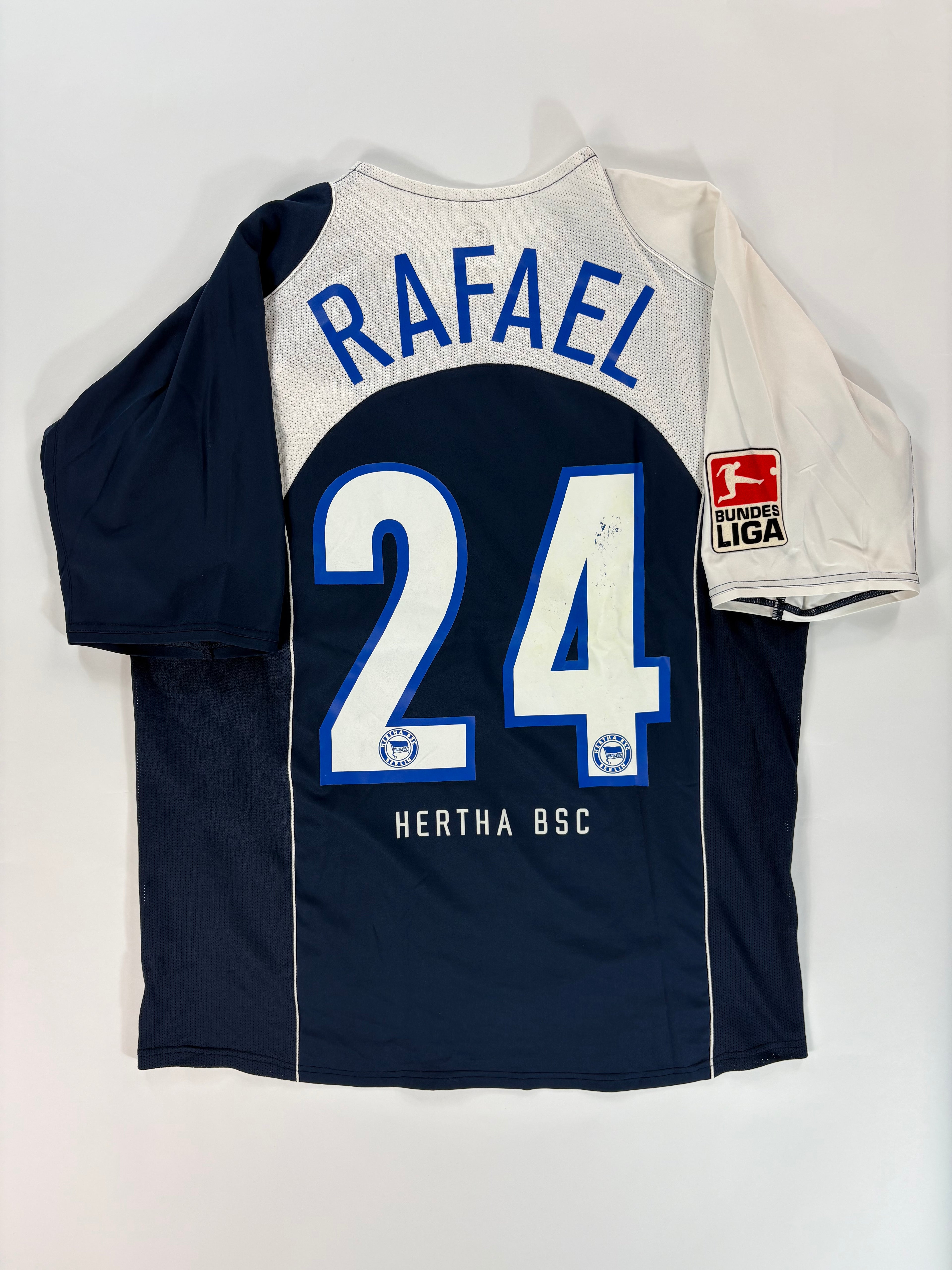 Hertha BSC Auswärtstrikot 2004/2005 - #24 Rafael - L