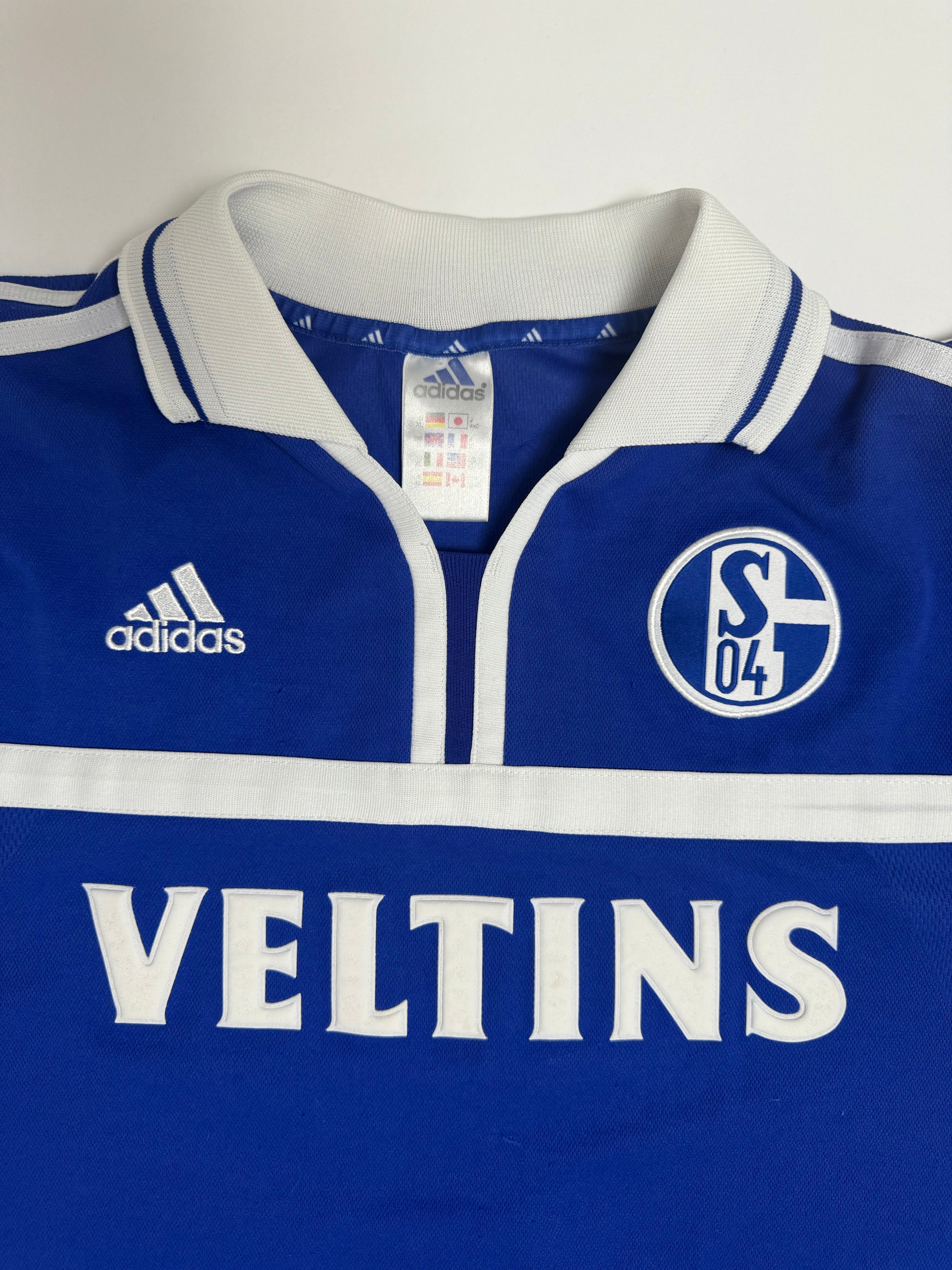 Schalke 04 Heimtrikot 00/01 - #11 Sand - XL