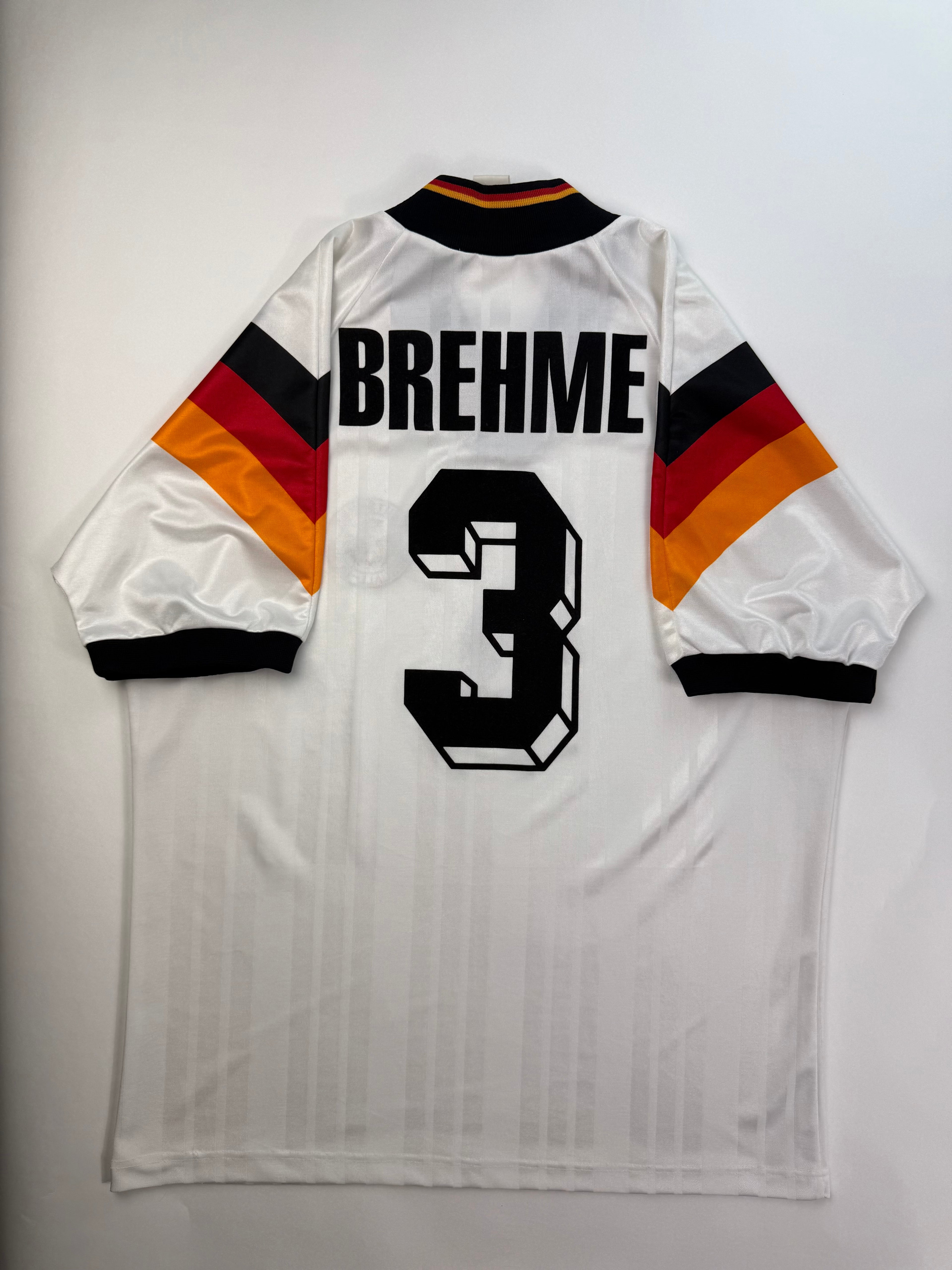 Deutschland Heimtrikot EM 1992 - #3 Brehme - L