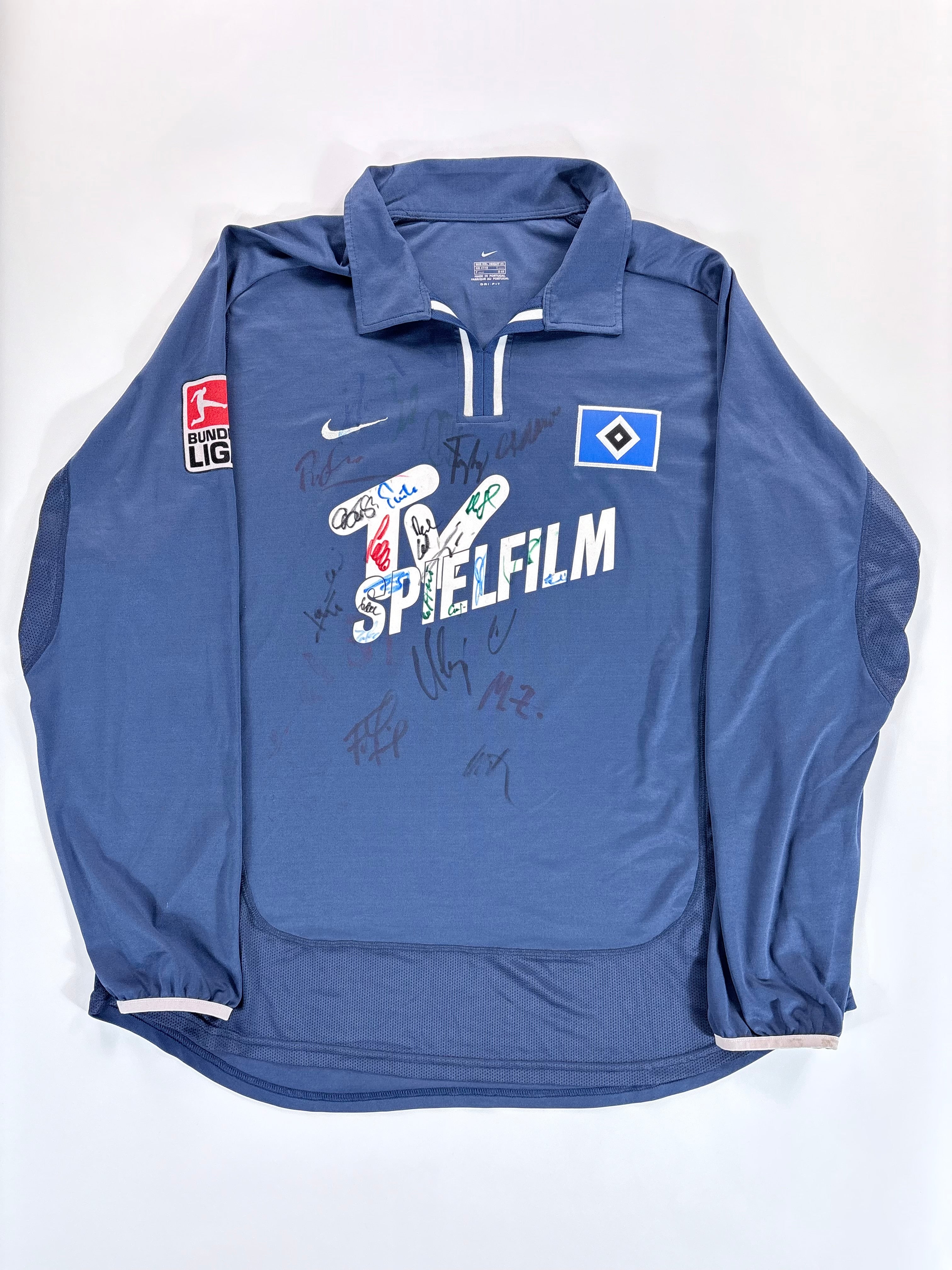 Hamburger SV Auswärtstrikot 2001/2002 - #13 Christensen - XXL - Matchworn