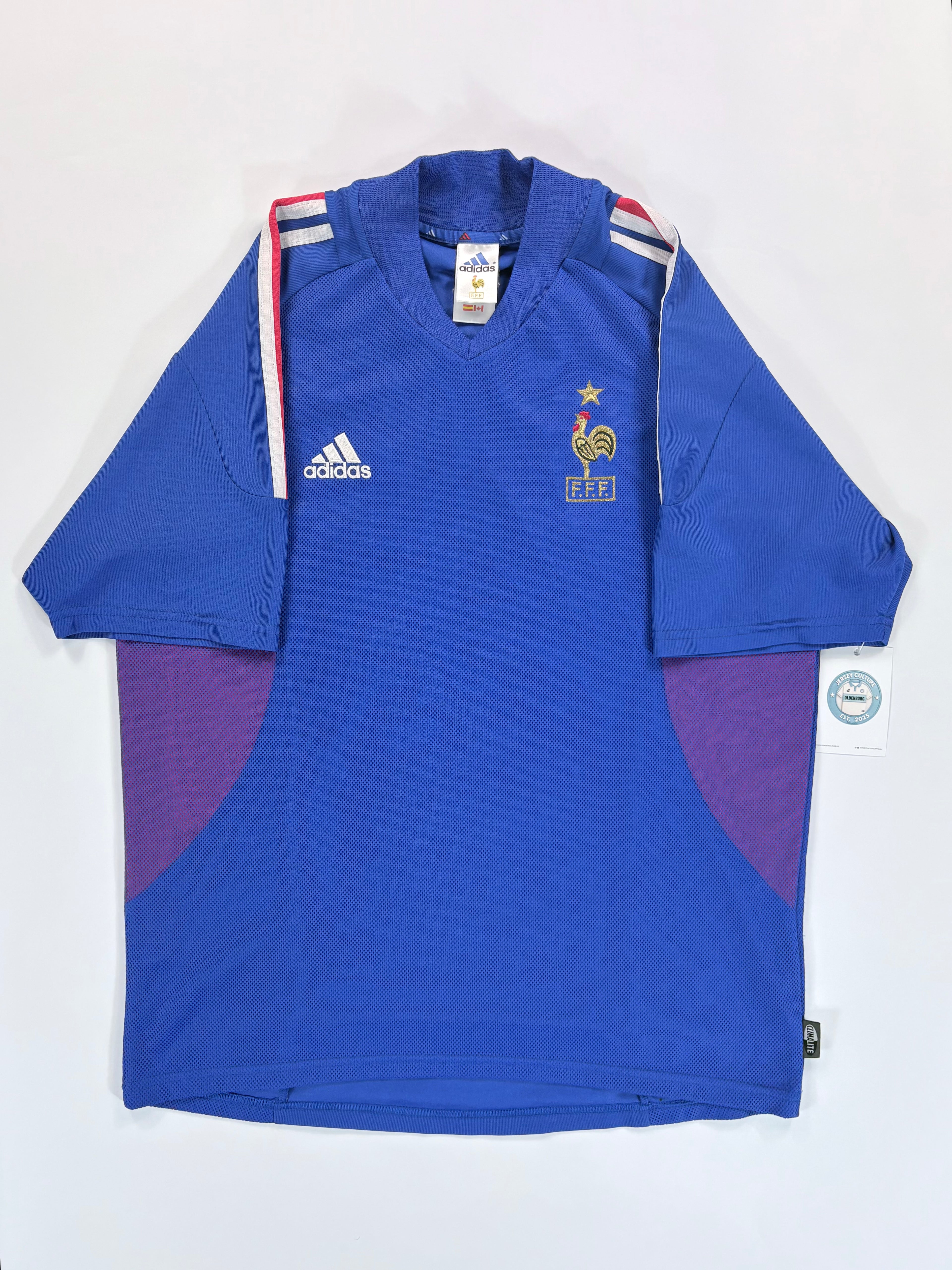 Frankreich Heimtrikot WM 2002 - #10 Zidane - M