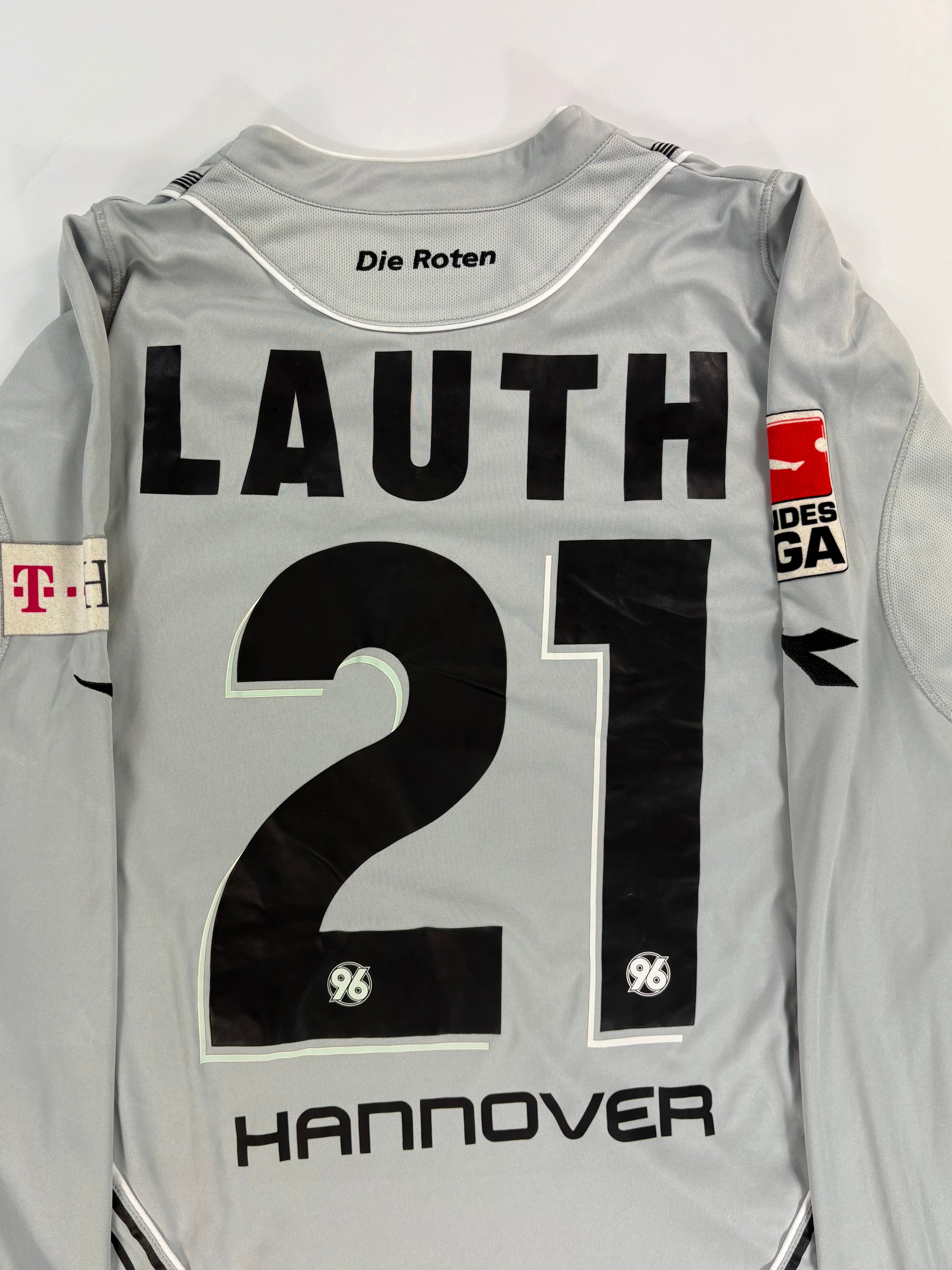 Hannover 96 Auswärtstrikot 2007/2008 - #21 Lauth - L - Matchprepared