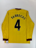 Arsenal Auswärtstrikot 2010/2011 - #4 Fabregas - L