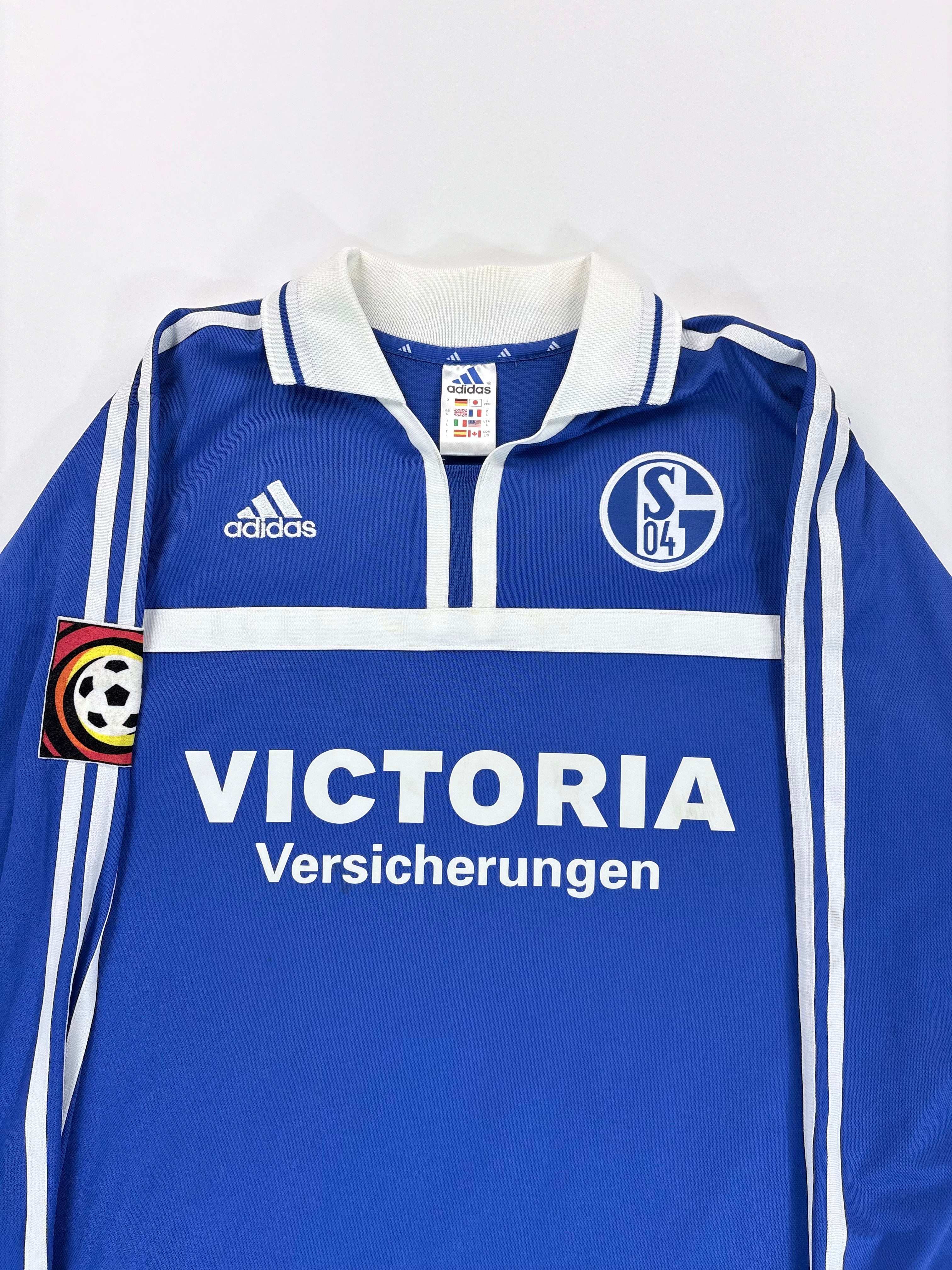 Schalke 04 Heimtrikot 2001/2002 - #8 Böhme - L - Matchworn