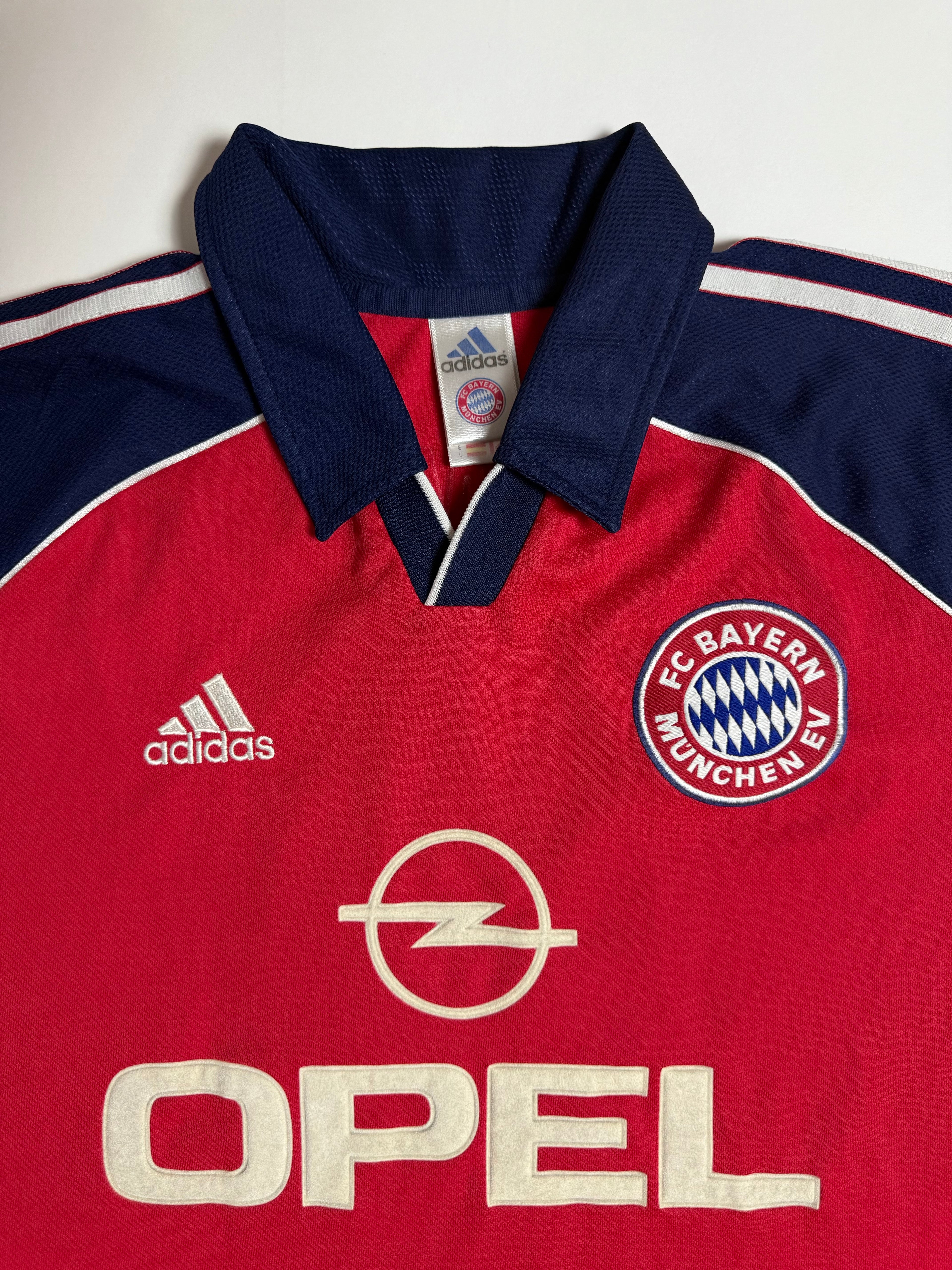 Bayern München Heimtrikot 00/01 - #3 Lizarazu - L