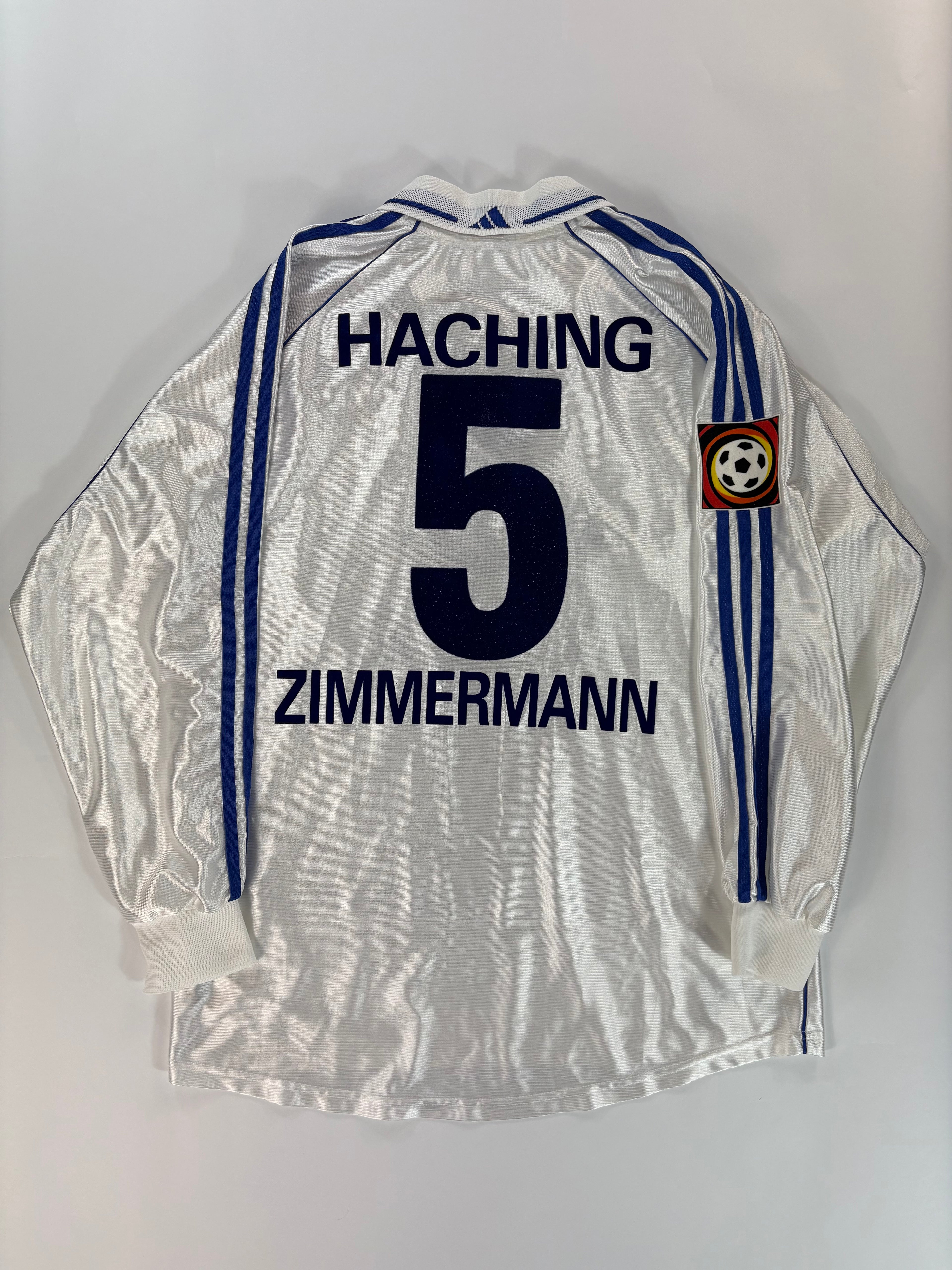 SpVgg Unterhaching Auswärtstrikot 1999/2000 - #5 Zimmermann - L - Matchworn