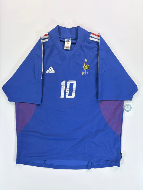 Frankreich Heimtrikot WM 2002 - #10 Zidane - XL