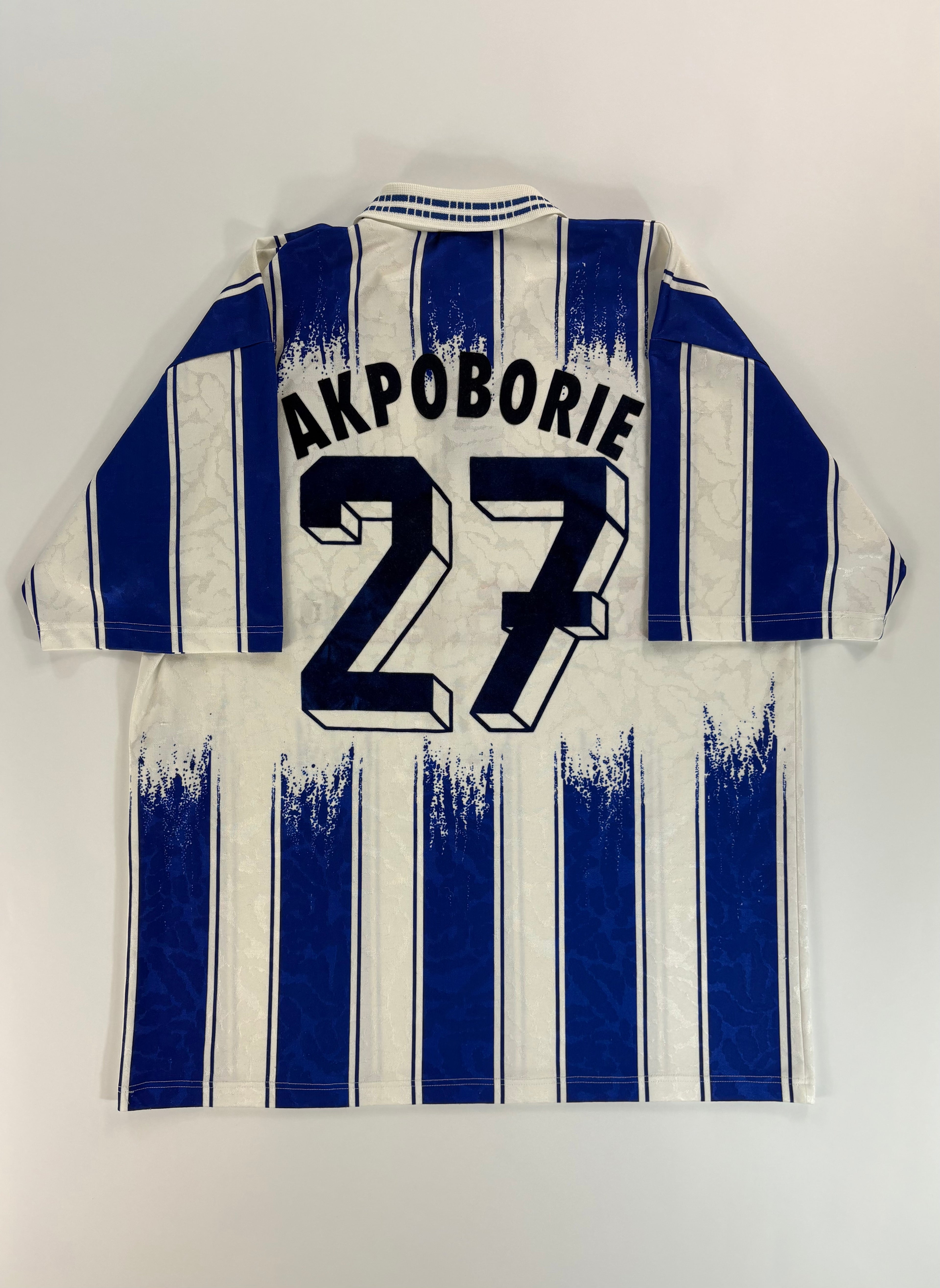 Hansa Rostock Heimtrikot 1995/1996 - #27 Akpoborie - XL