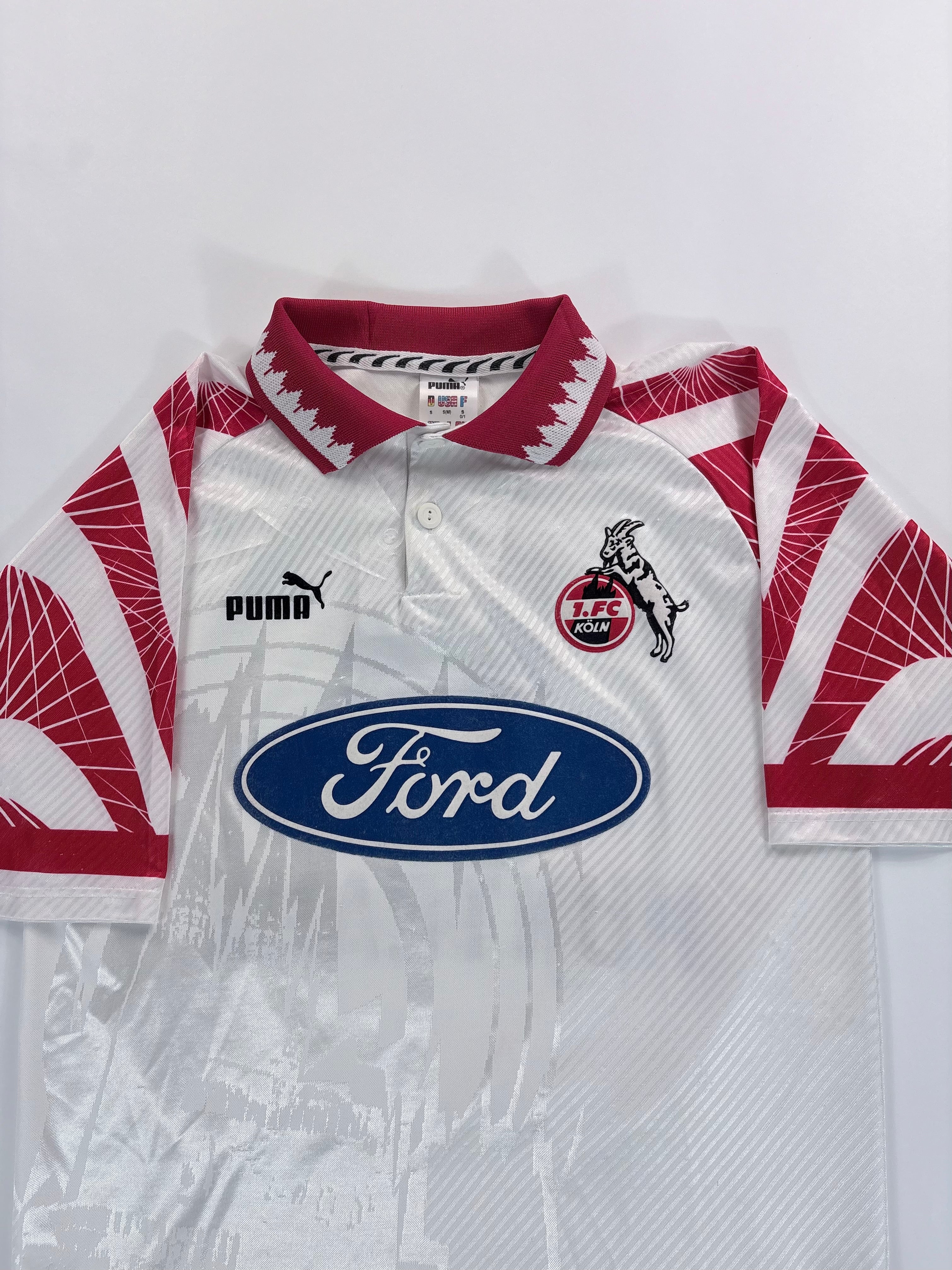 1. FC Köln Heimtrikot 1996/1997 - #8 Munteanu - S