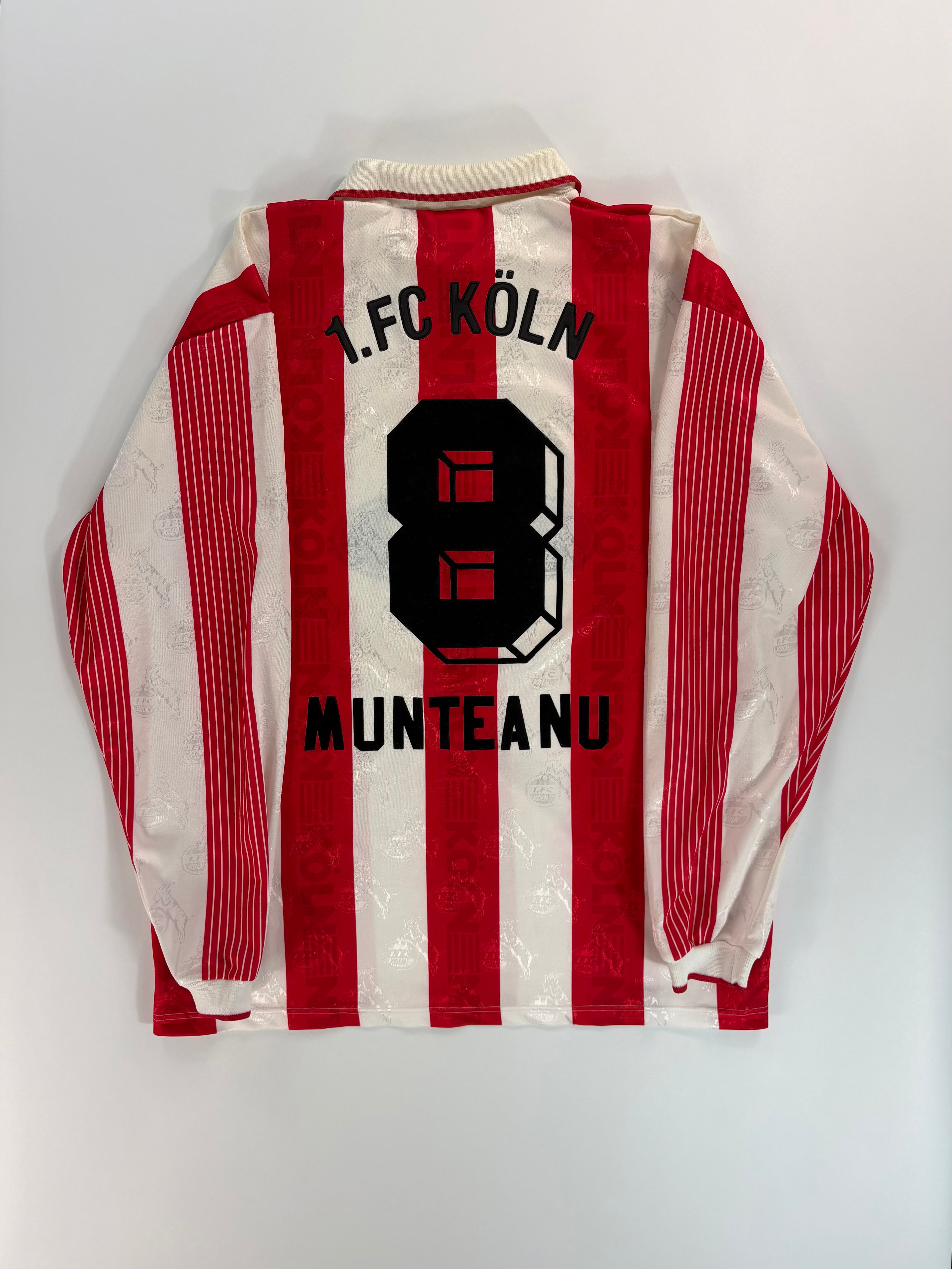 1. FC Köln Heimtrikot 1995/1996 - #8 Munteanu - XL