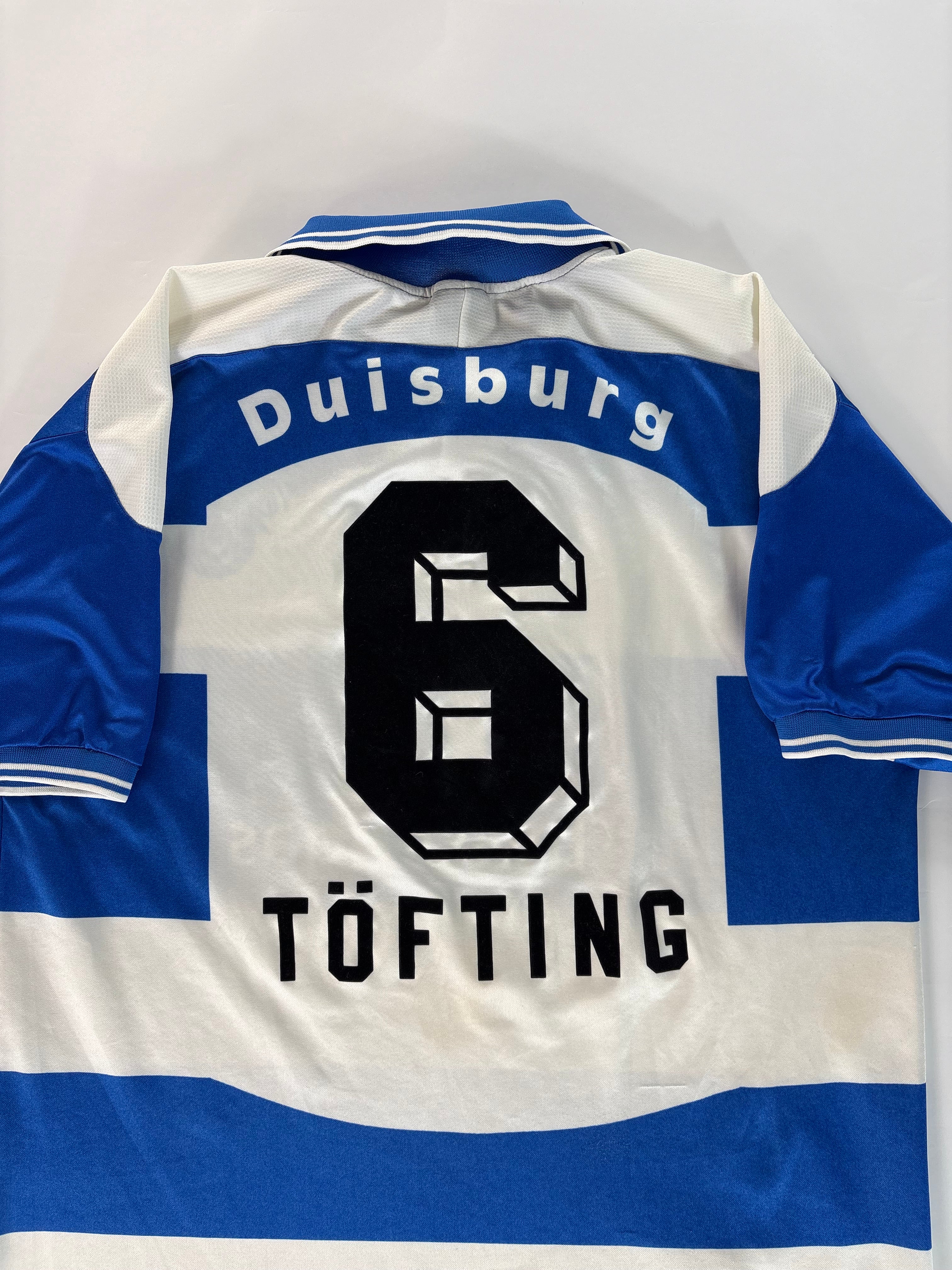 MSV Duisburg Heimtrikot 1999/2000 - #6 Tøfting- XL