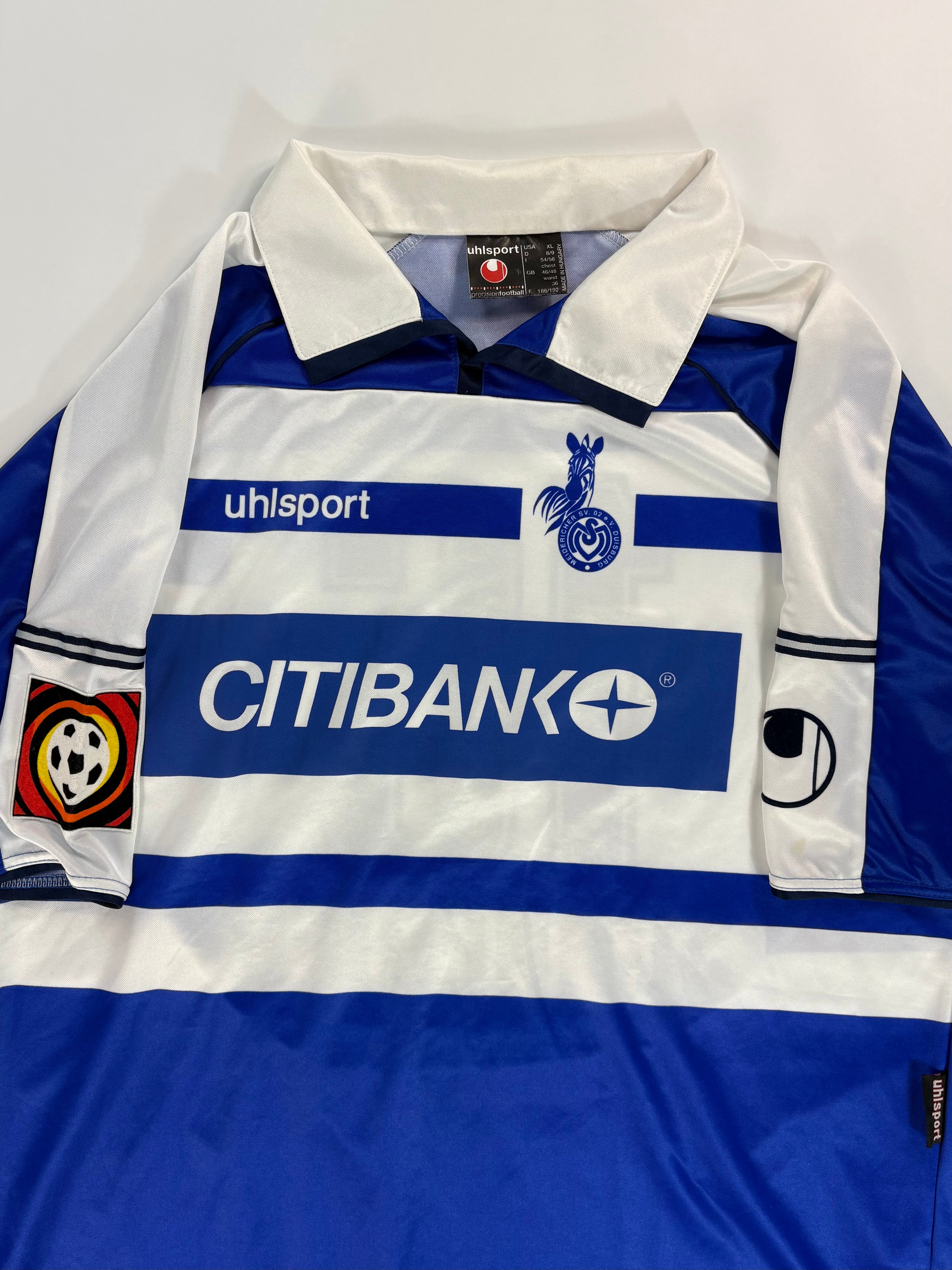 MSV Duisburg Heimtrikot 2000/2001 - #16 Schneider - XL