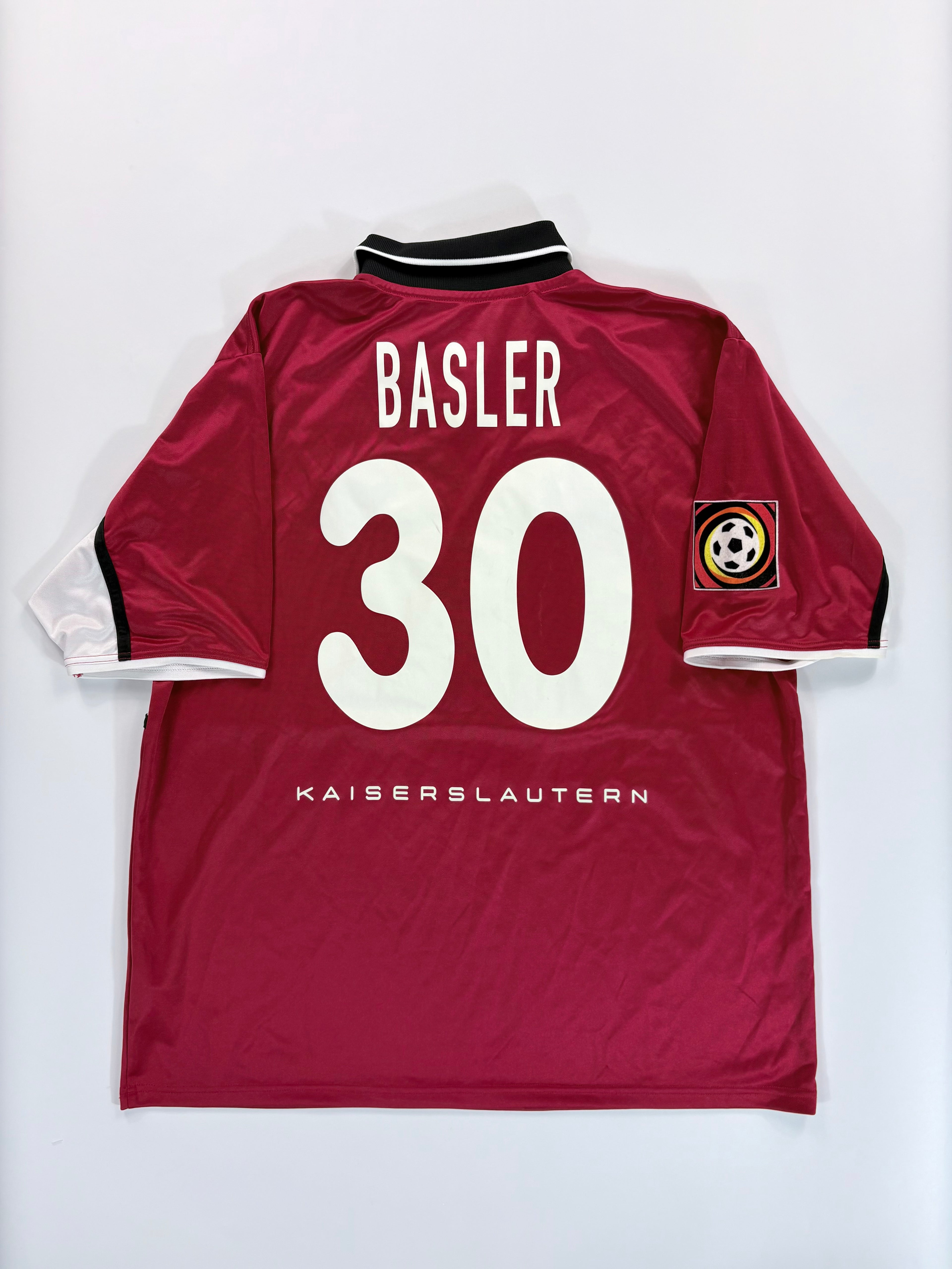 1. FC Kaiserslautern Heimtrikot 2001/2002 - #30 Basler - XL