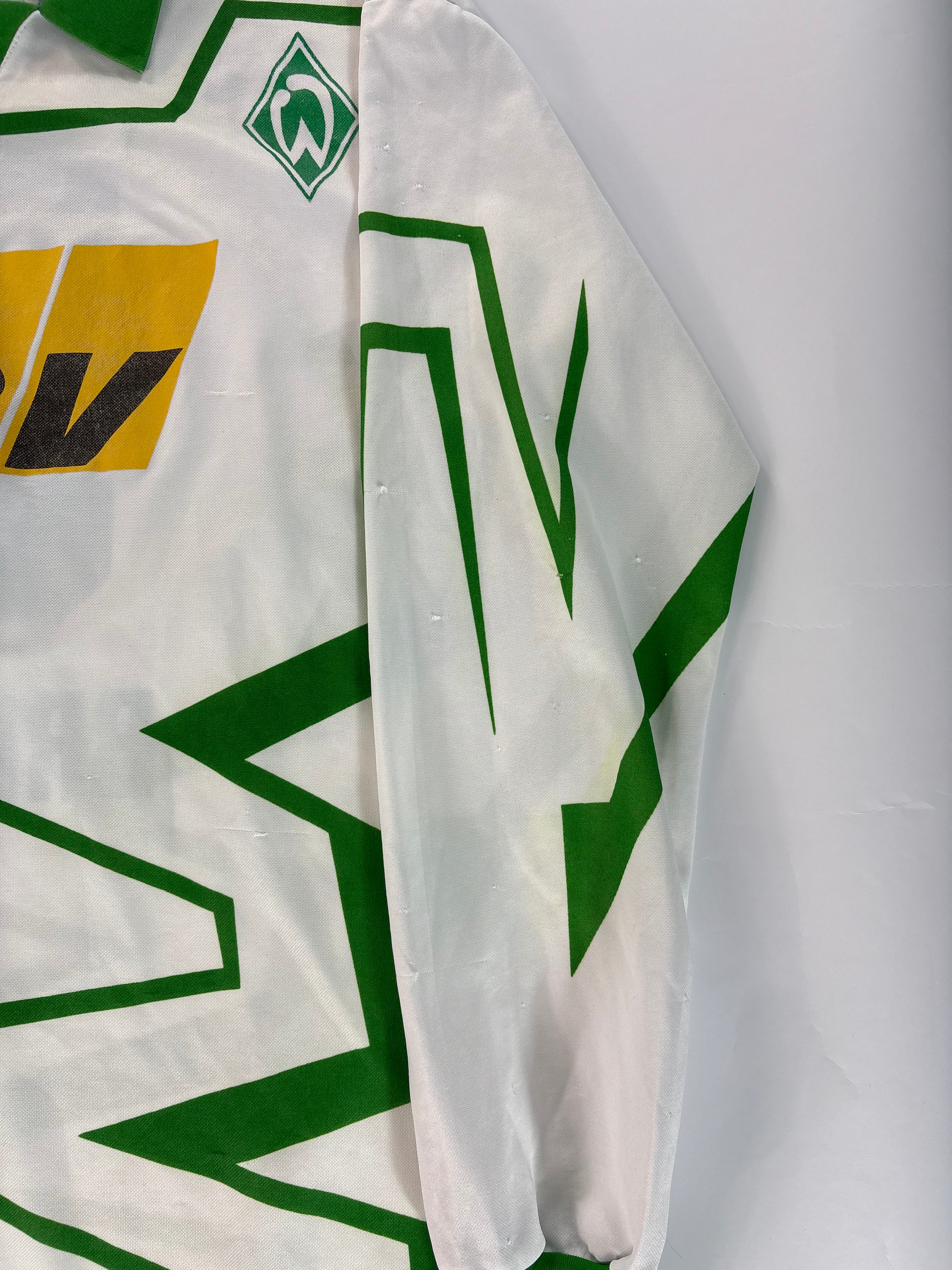 Werder Bremen Heimtrikot 1993/1994 - #9 Hobsch - L