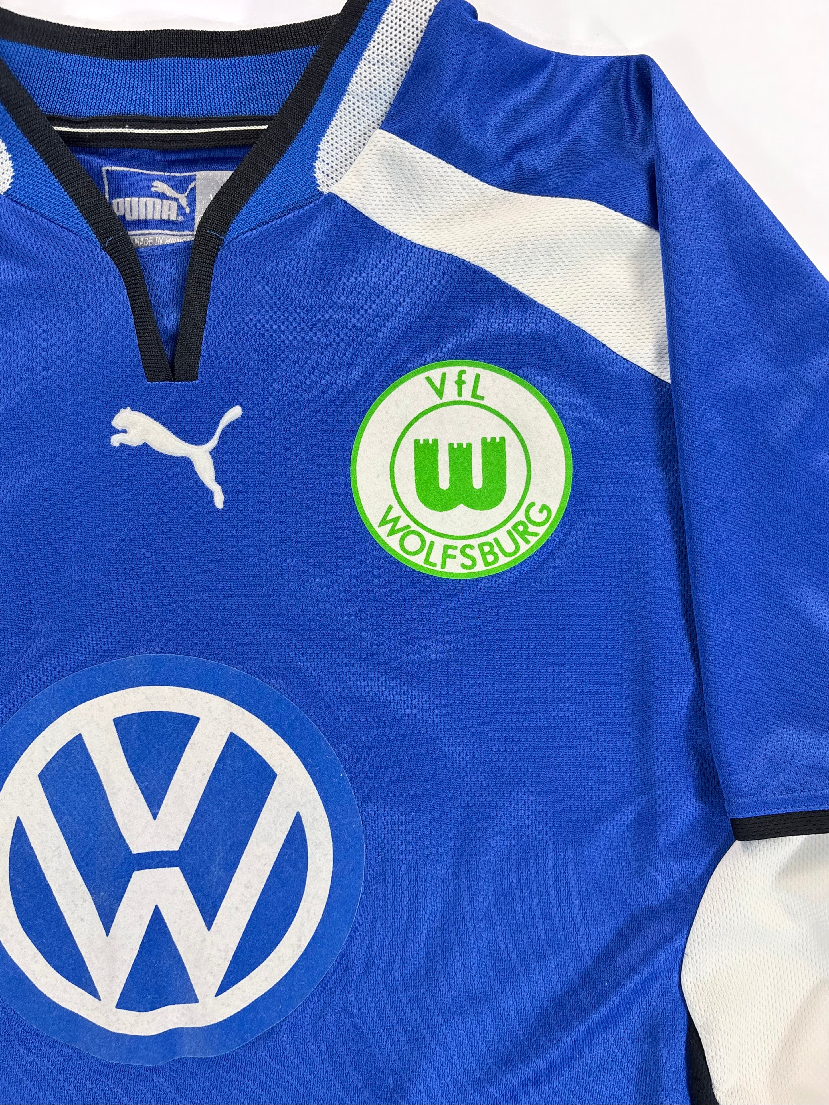 VfL Wolfsburg Heimtrikot 2000/2001 - #19 Akpoborie - XL - Spielertrikot