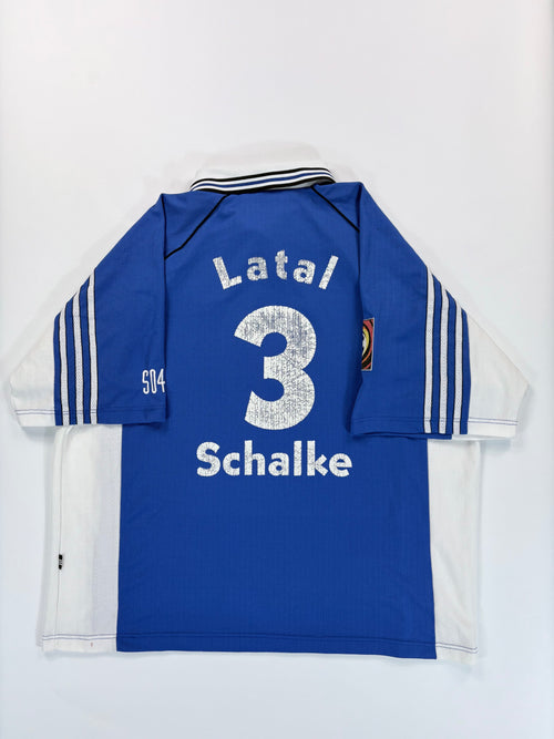 Schalke 04 Heimtrikot 1998/1999 - #3 Latal - XL-XXL