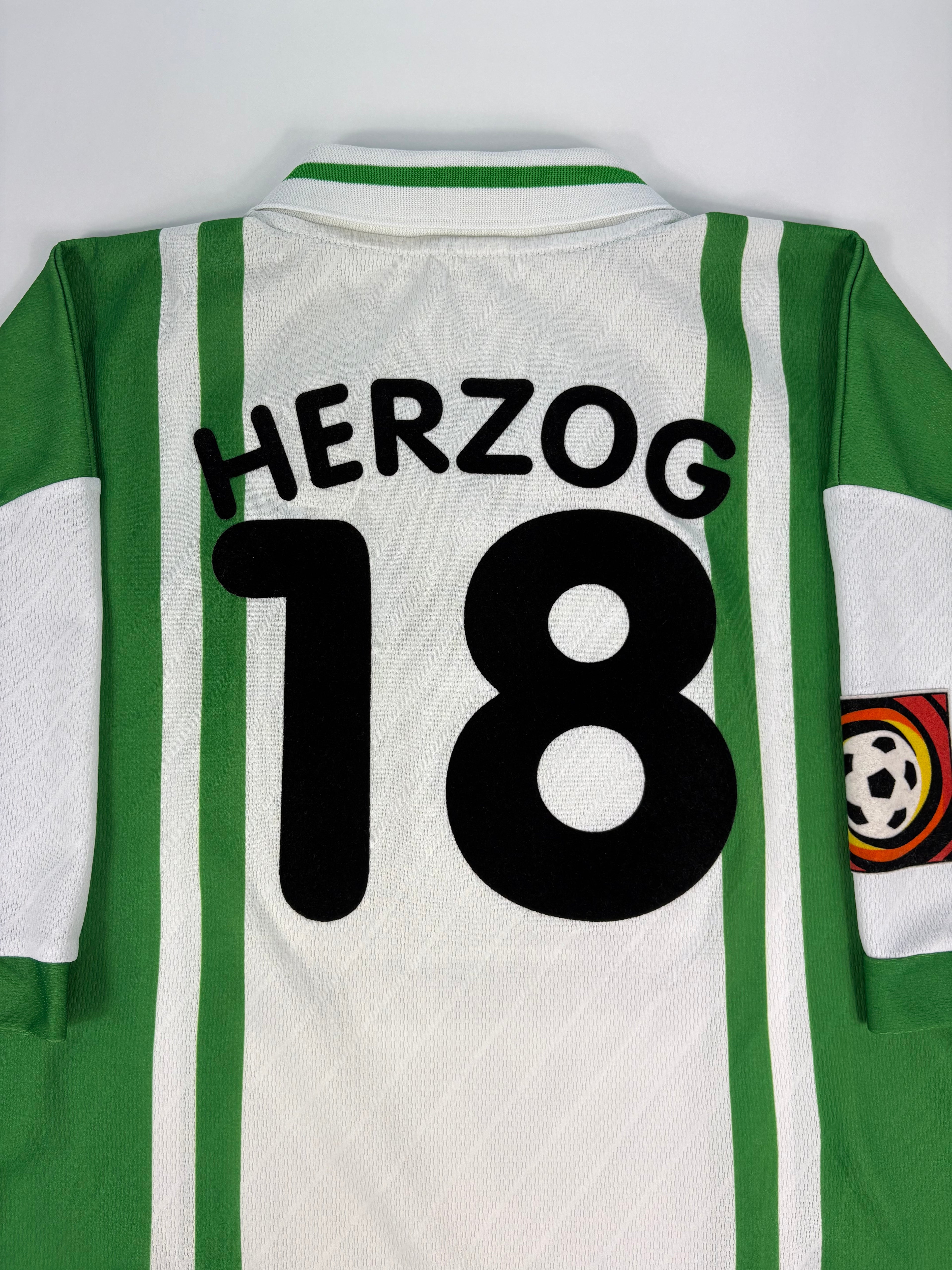 Werder Bremen Heimtrikot 1996/1997 - #18 Herzog - XL