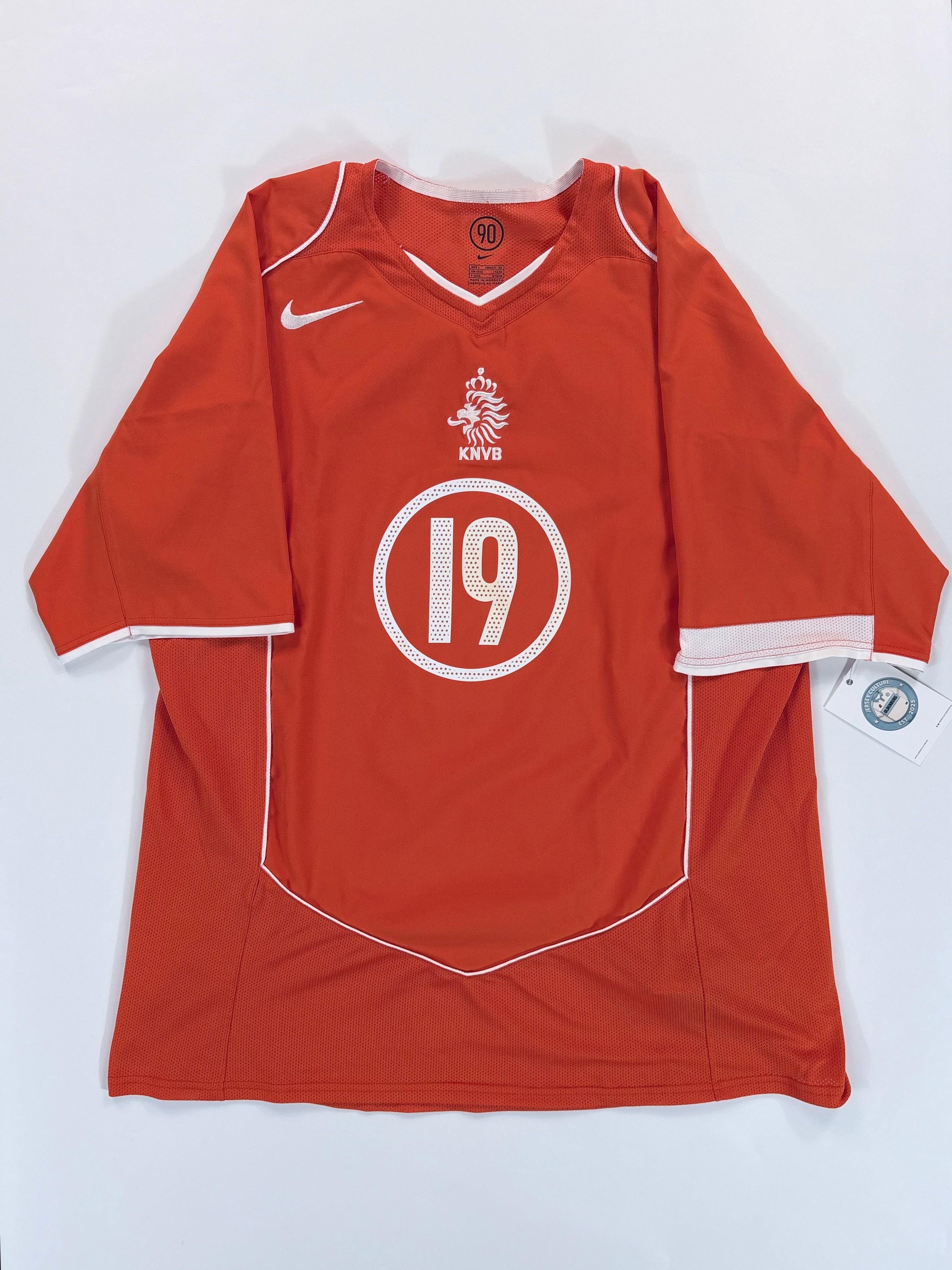 Niederlande Heimtrikot EM 2004 - #19 Robben - L