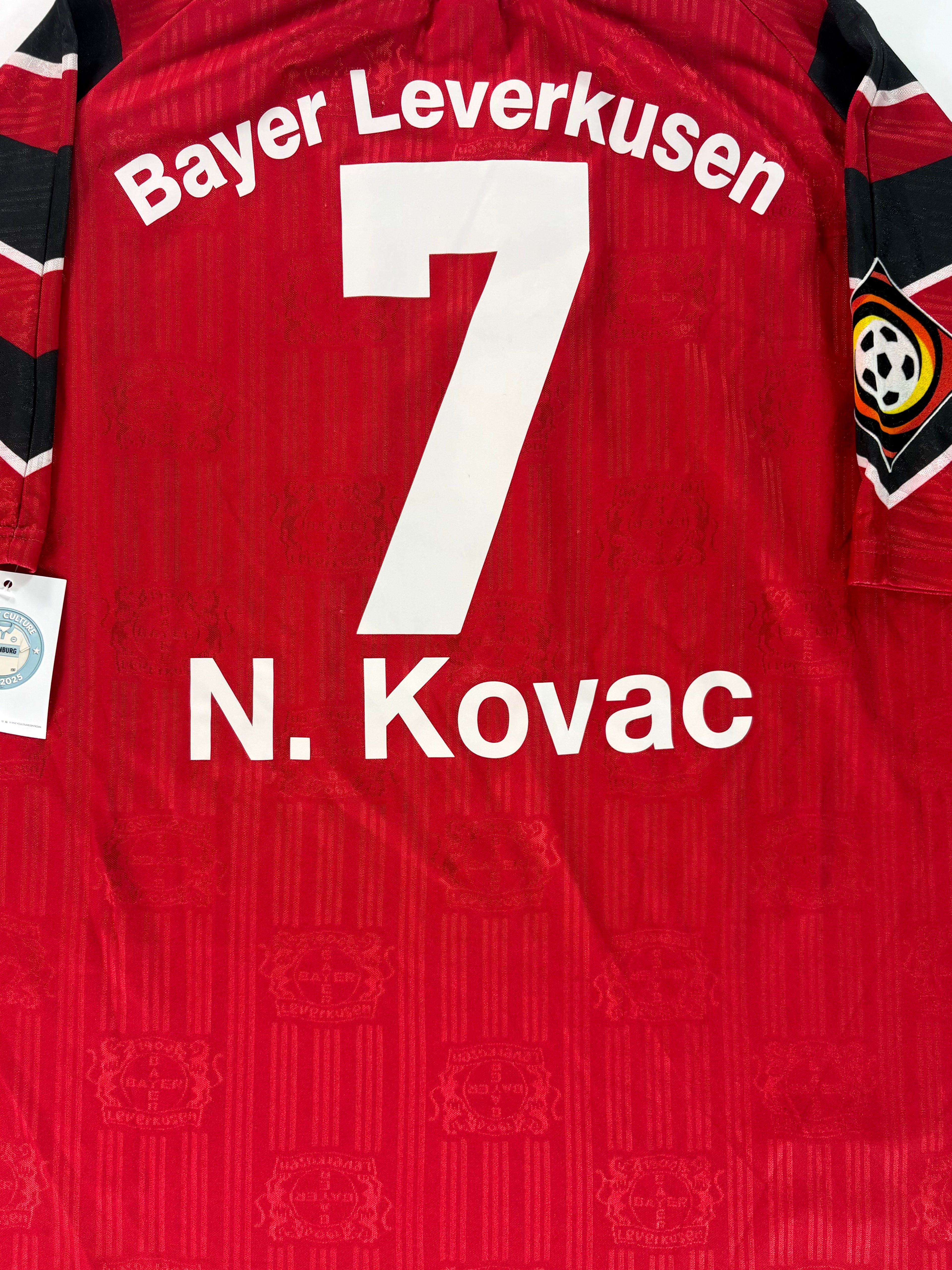 Bayer 04 Leverkusen Heimtrikot 1997/1998 - #7 Kovac - XL - Matchworn