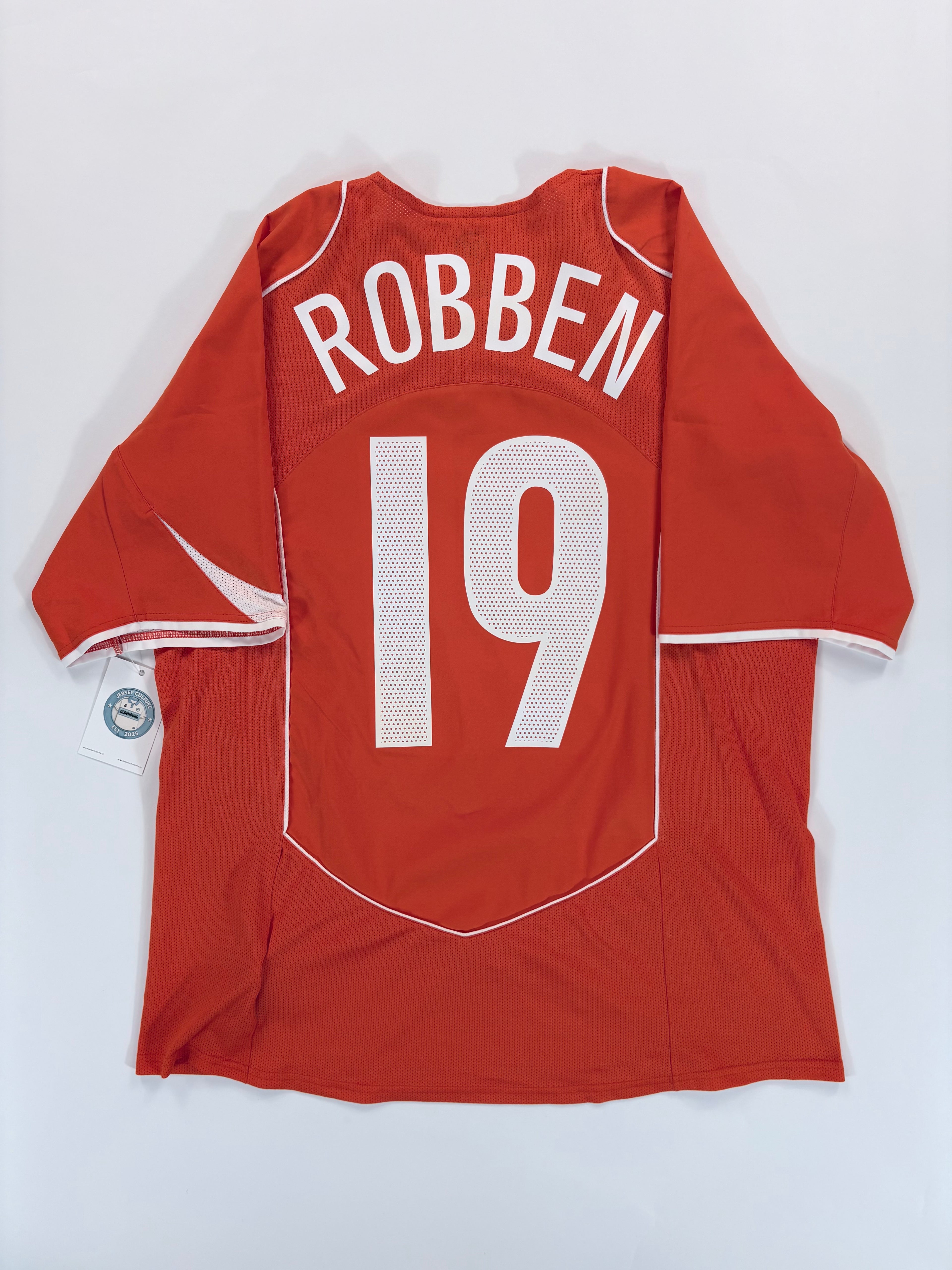 Niederlande Heimtrikot EM 2004 - #19 Robben - L