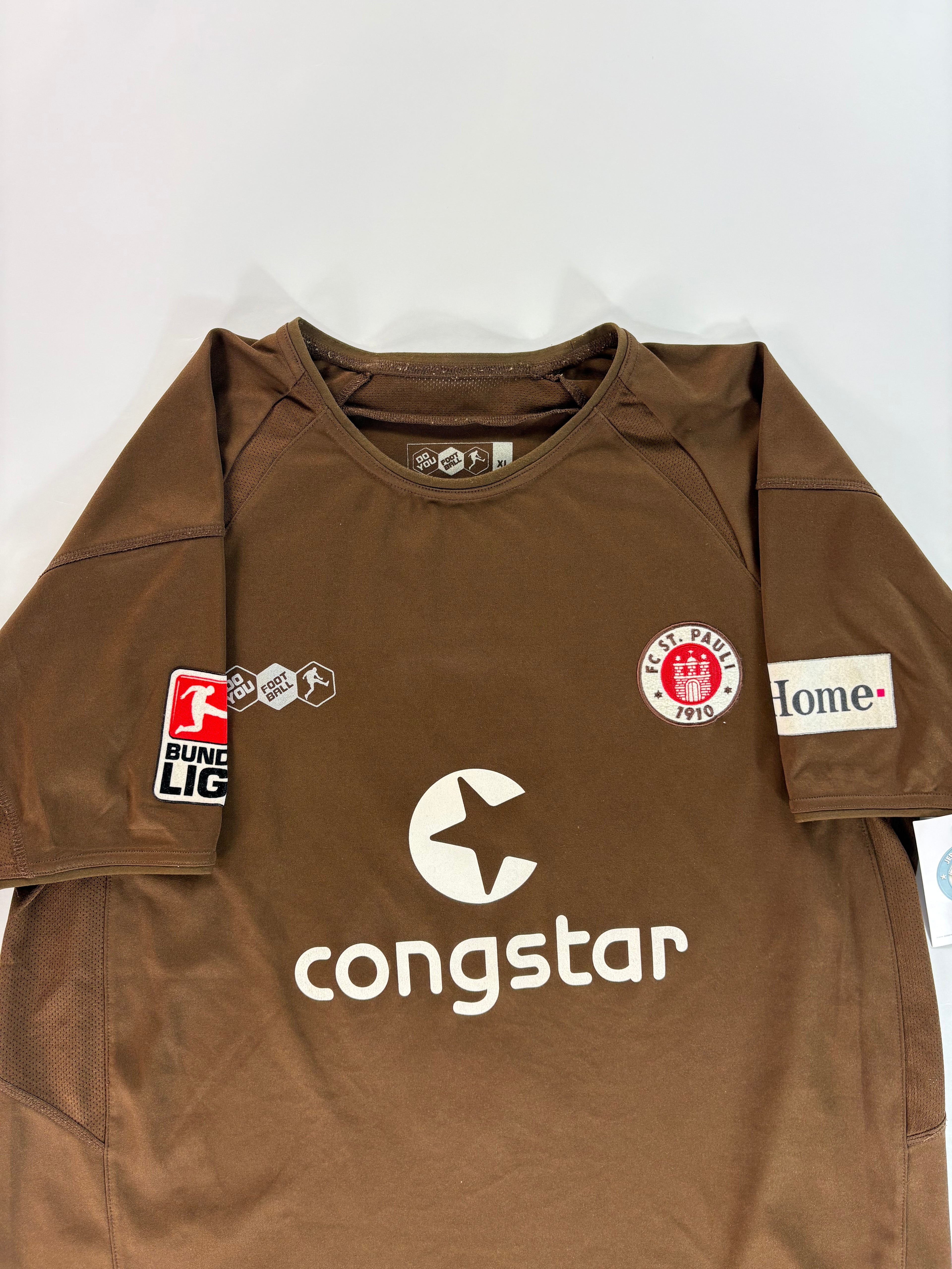 St. Pauli Heimtrikot 2007/2008 - #5 Brunnemann - XL - Matchworn