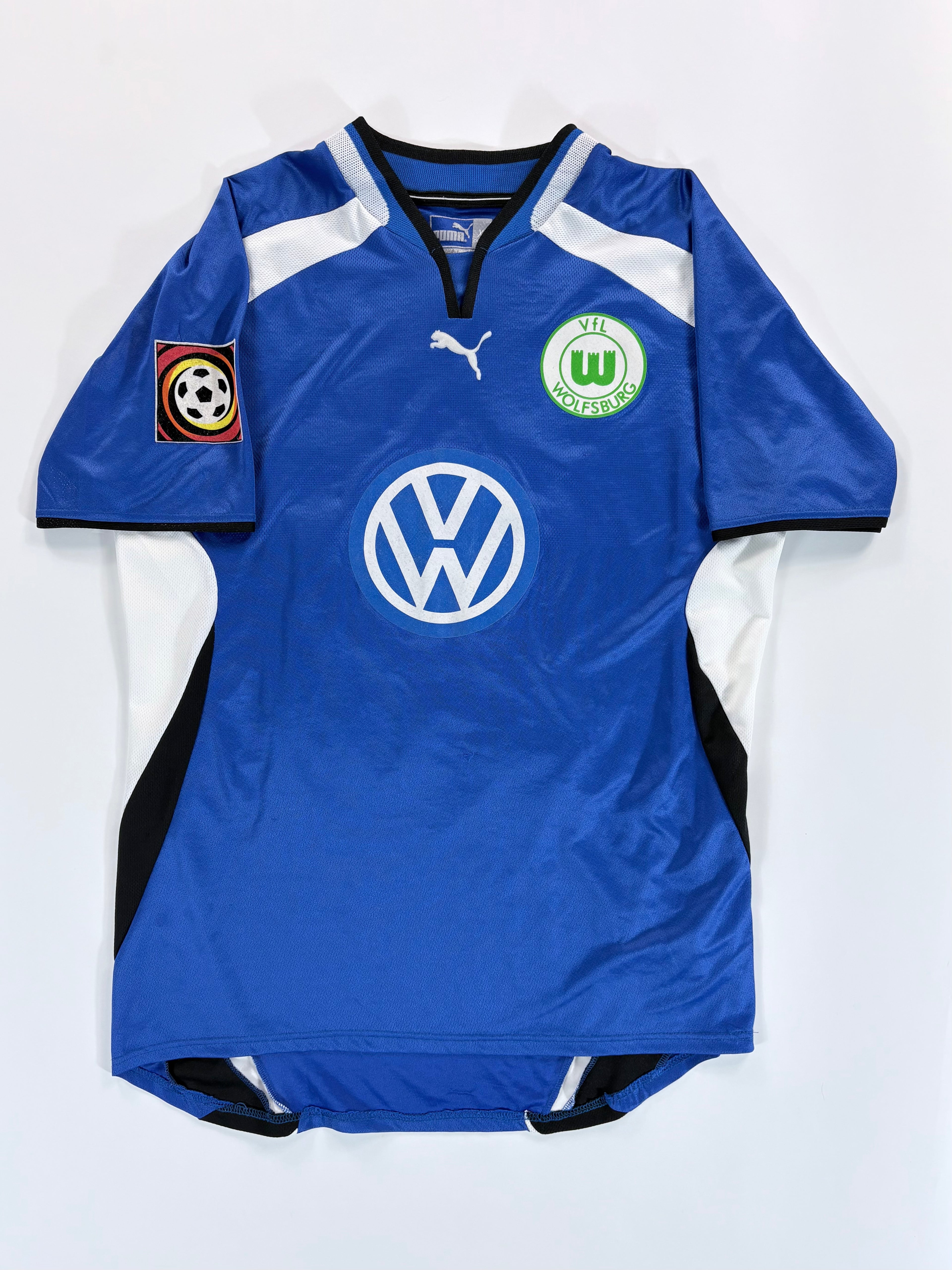 VfL Wolfsburg Heimtrikot 2000/2001 - #19 Akpoborie - XL - Spielertrikot