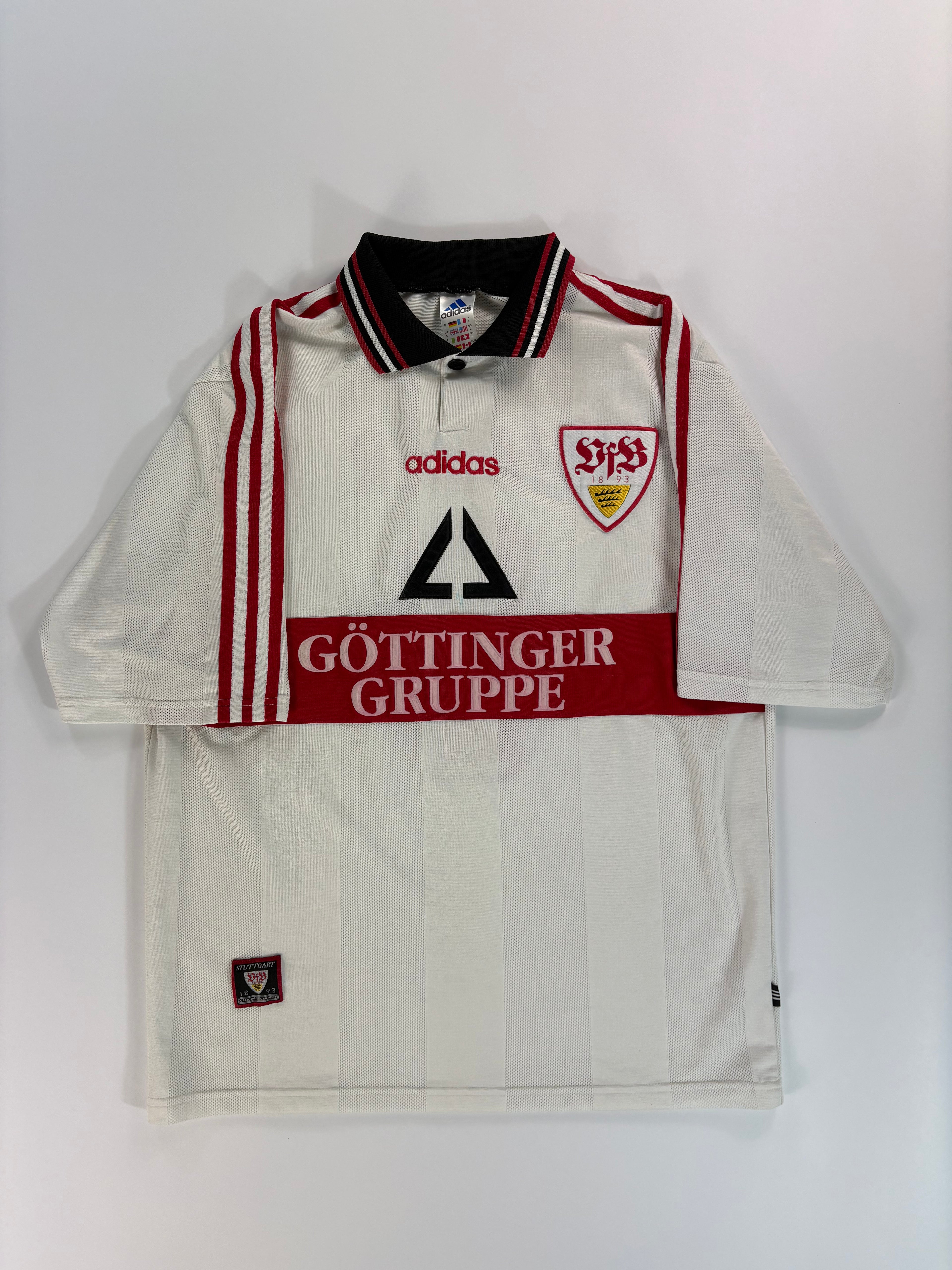 VfB Stuttgart Heimtrikot 1997/1998 - #8 Haber - L