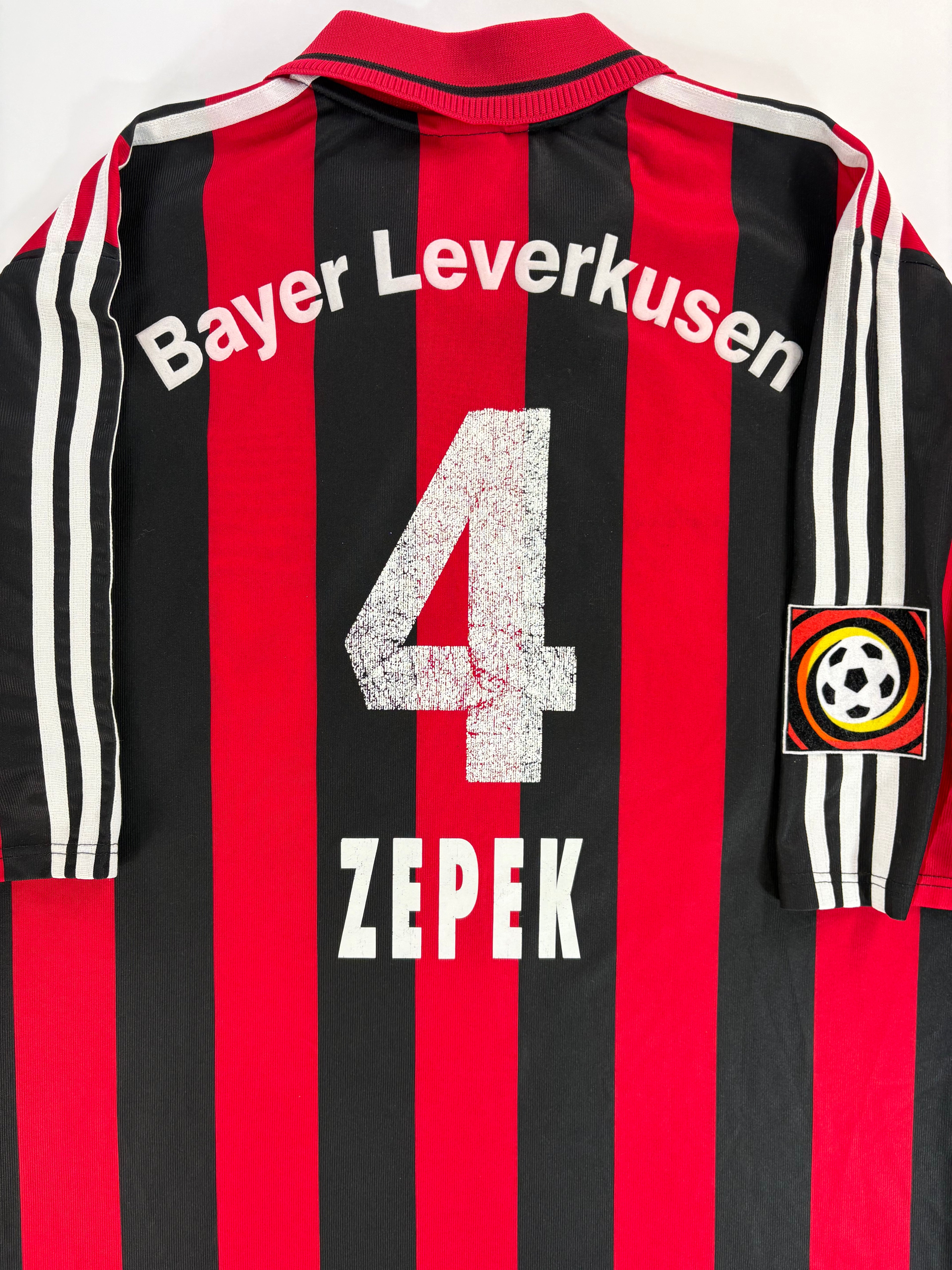 Bayer 04 Leverkusen Heimtrikot 2000/2001 - #4 Zepek - XL