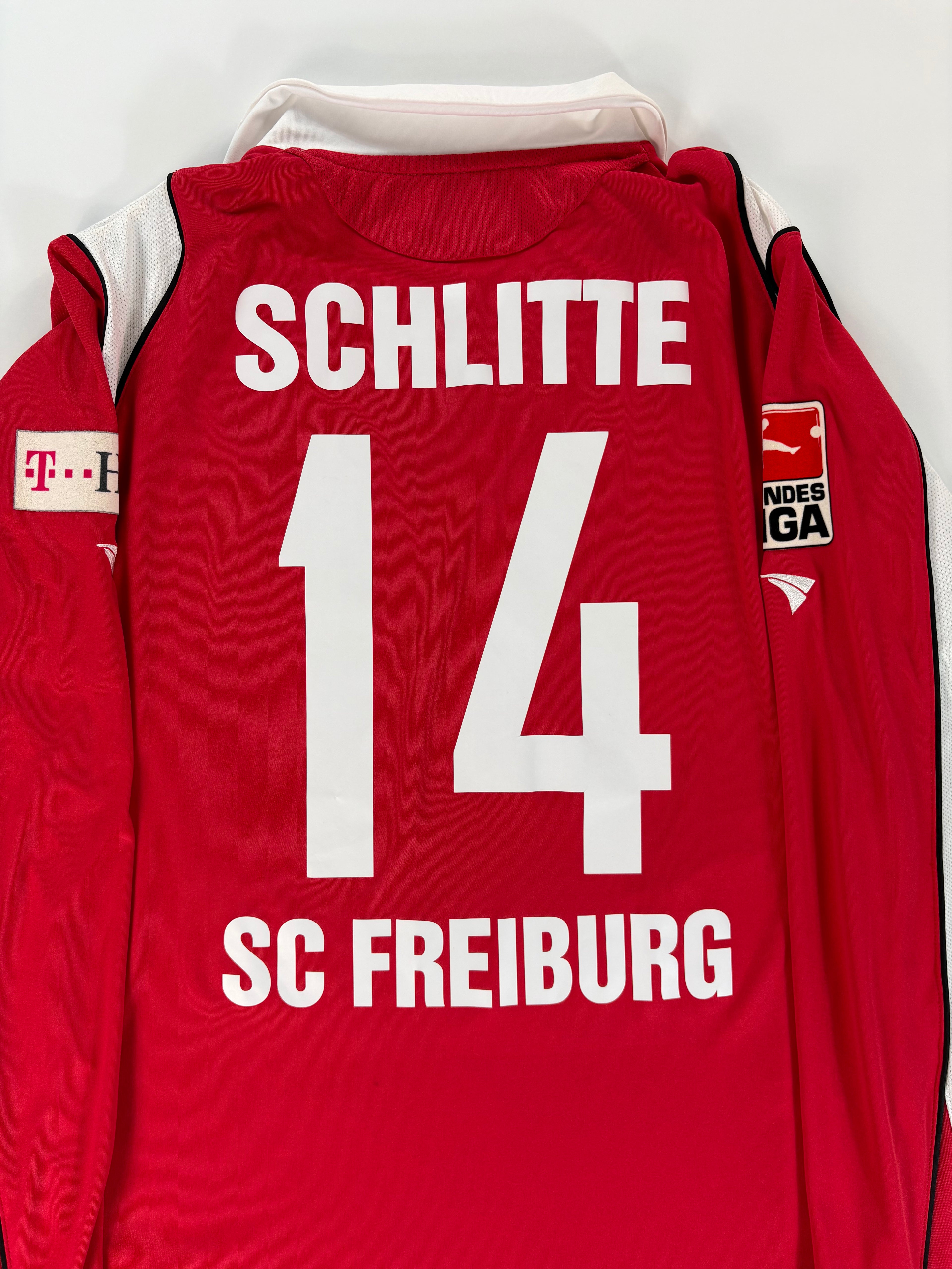 SC Freiburg Heimtrikot 2007/2008 - #14 Schlitte - XL - Matchprepared