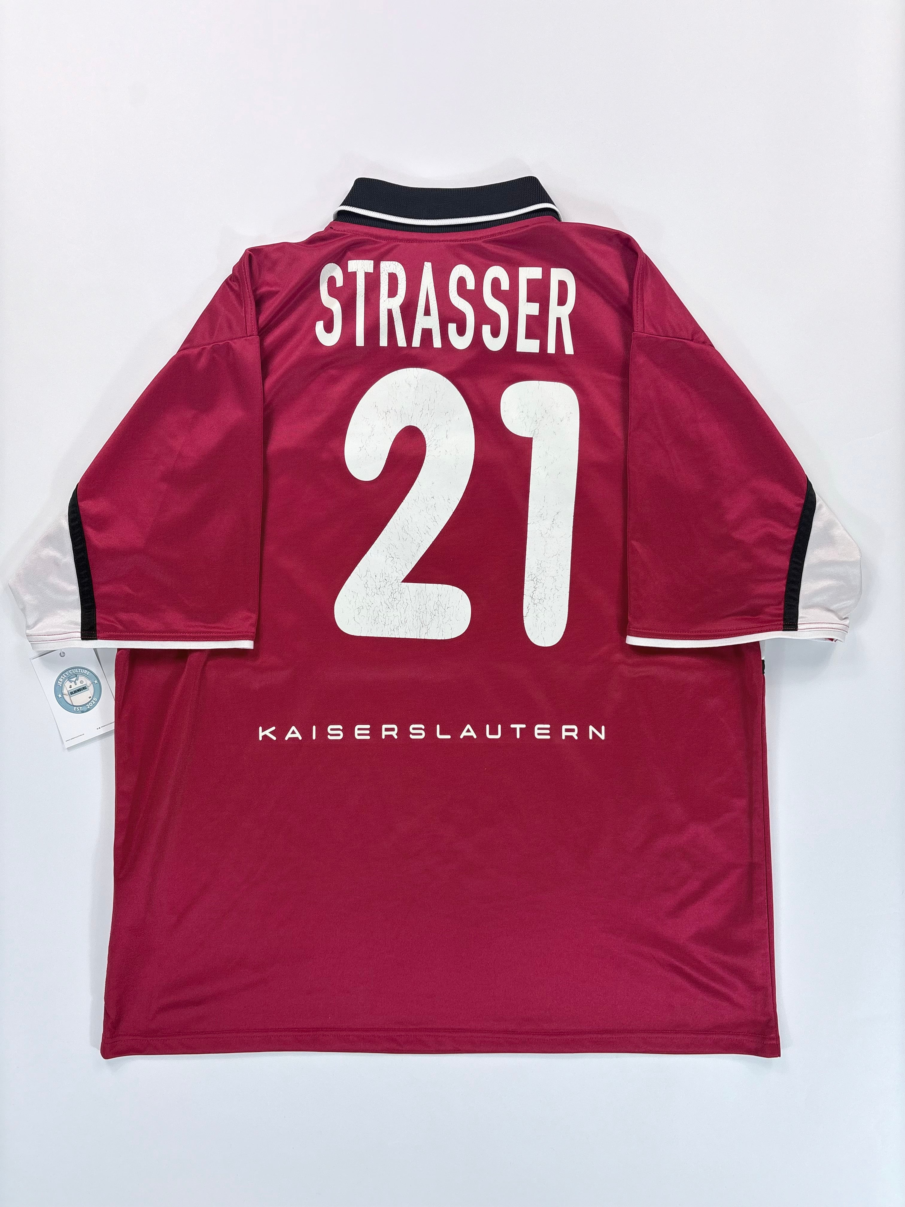 1. FC Kaiserslautern Heimtrikot 2001/2002 - #21 Strasser - XL