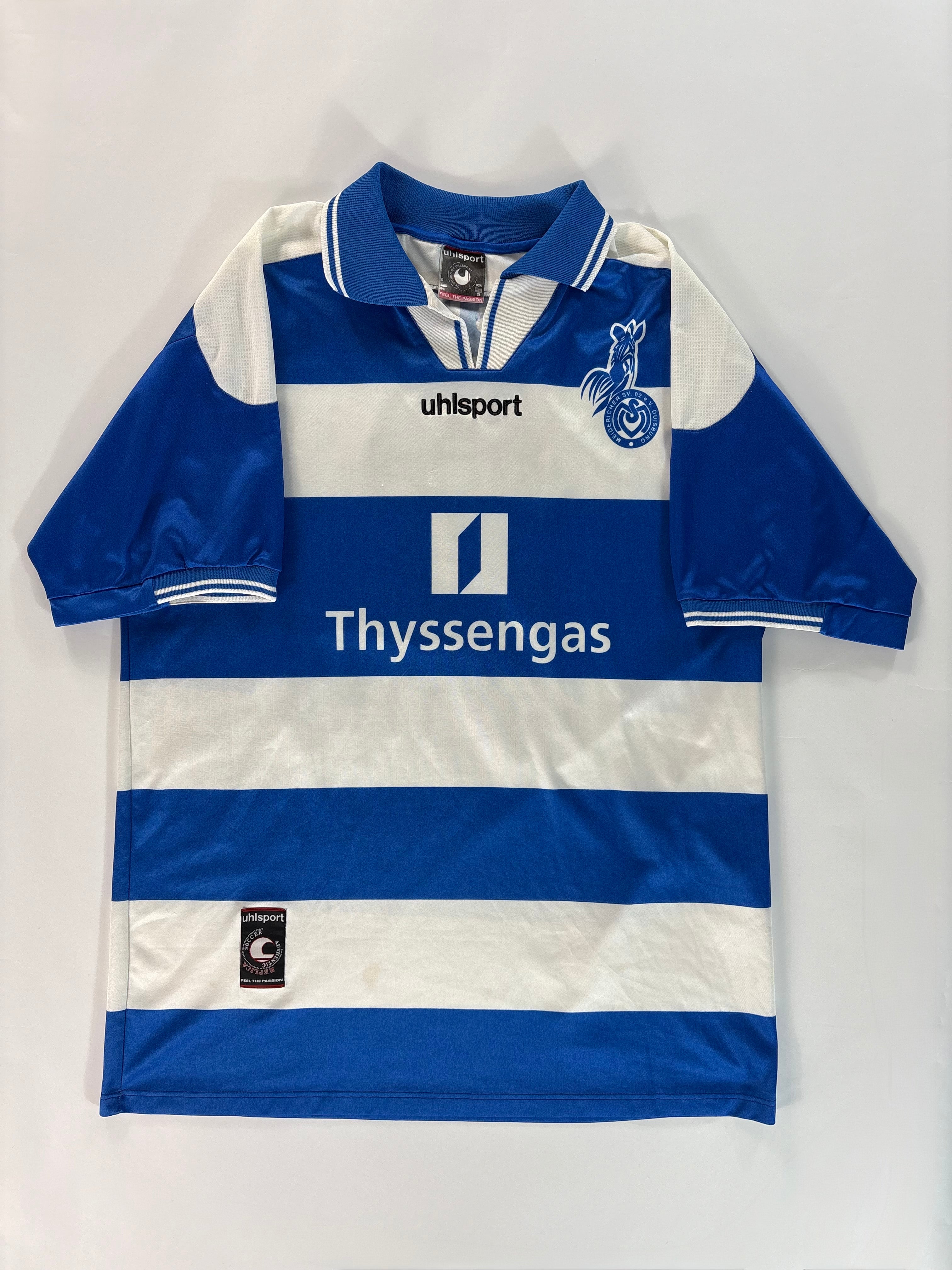 MSV Duisburg Heimtrikot 1999/2000 - #6 Tøfting- XL