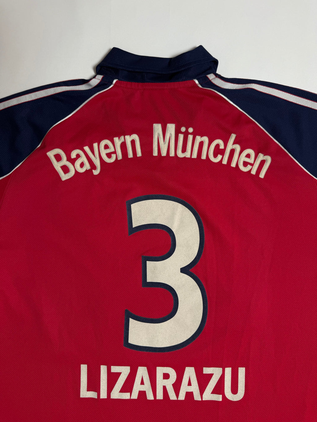 Bayern München Heimtrikot 00/01 - #3 Lizarazu - L