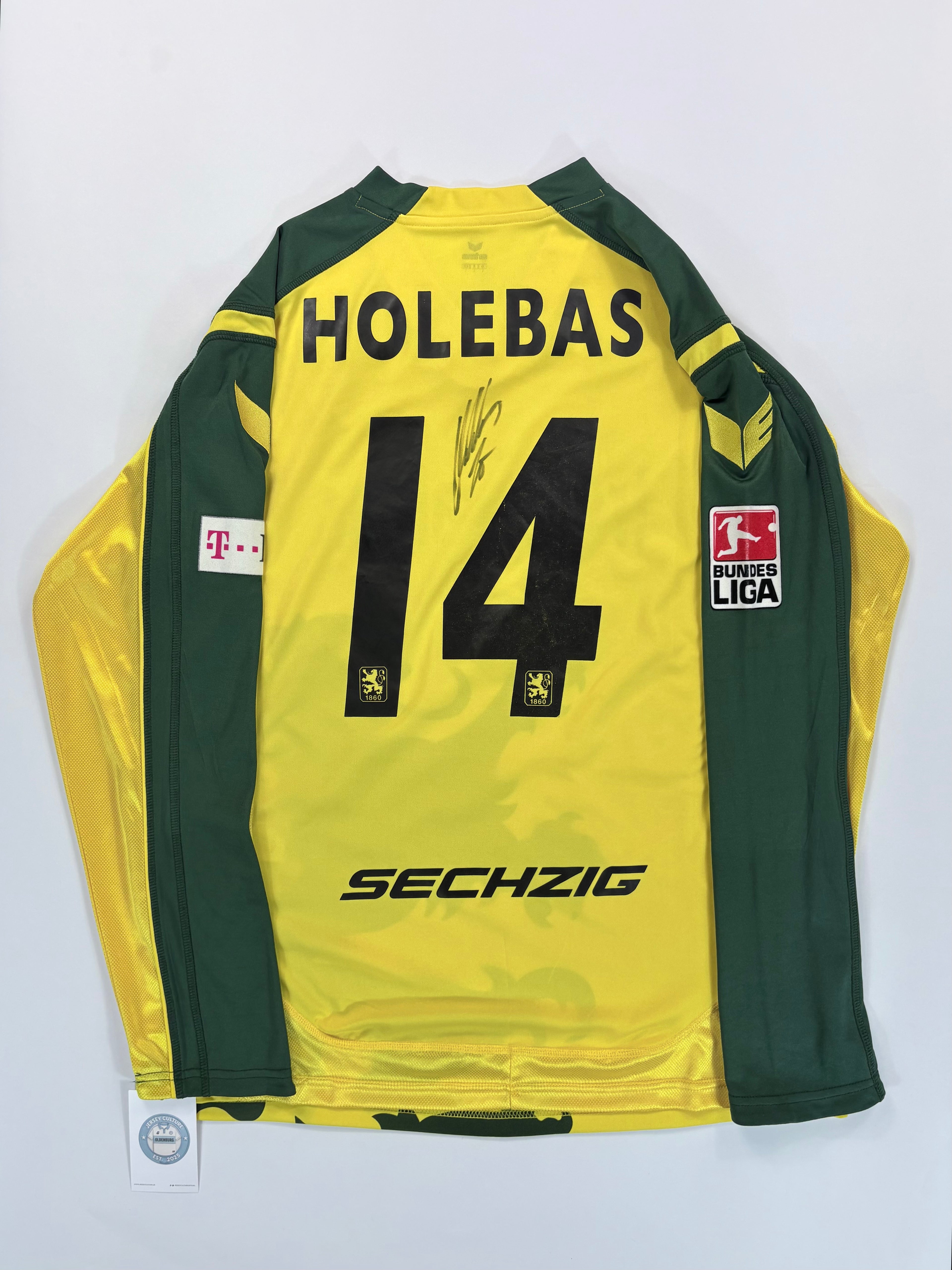 1860 München 3. Trikot 2008/2009 - #14 Holebas - L - Matchworn