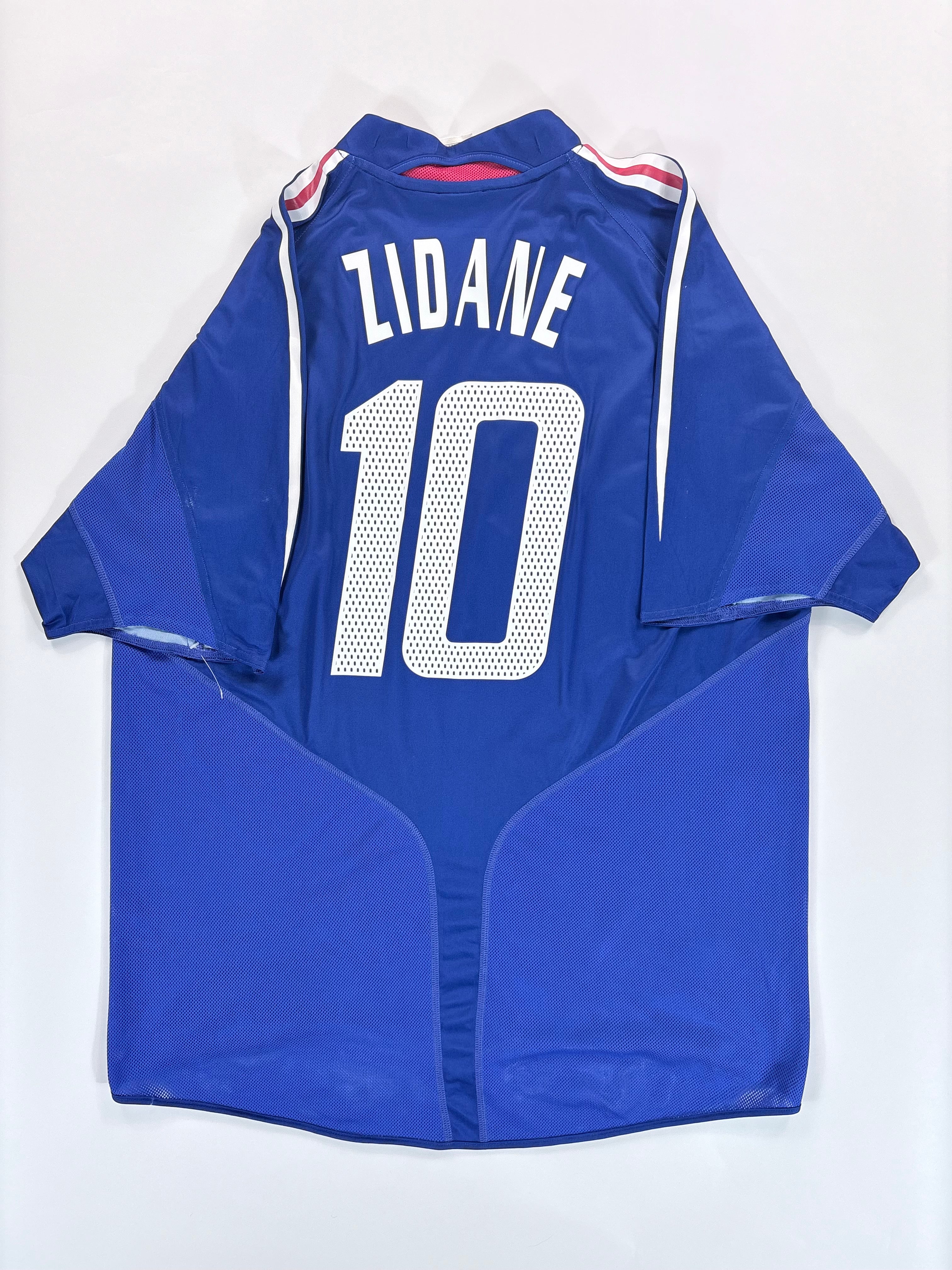 Frankreich Heimtrikot EM 2004 - #10 Zidane - XL
