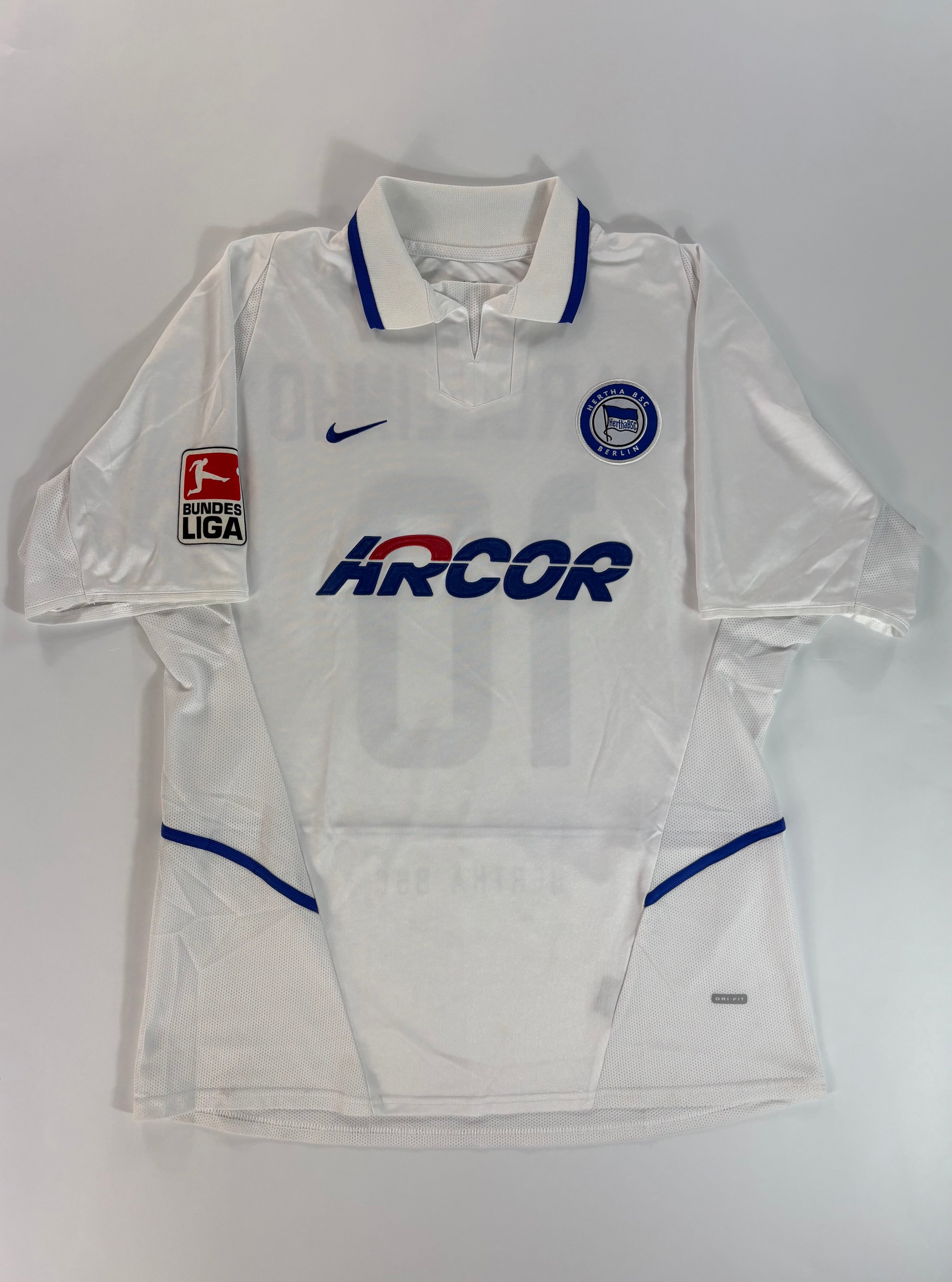 Hertha BSC Auswärtstrikot 2002/2003 - #10 Marcelinho - L