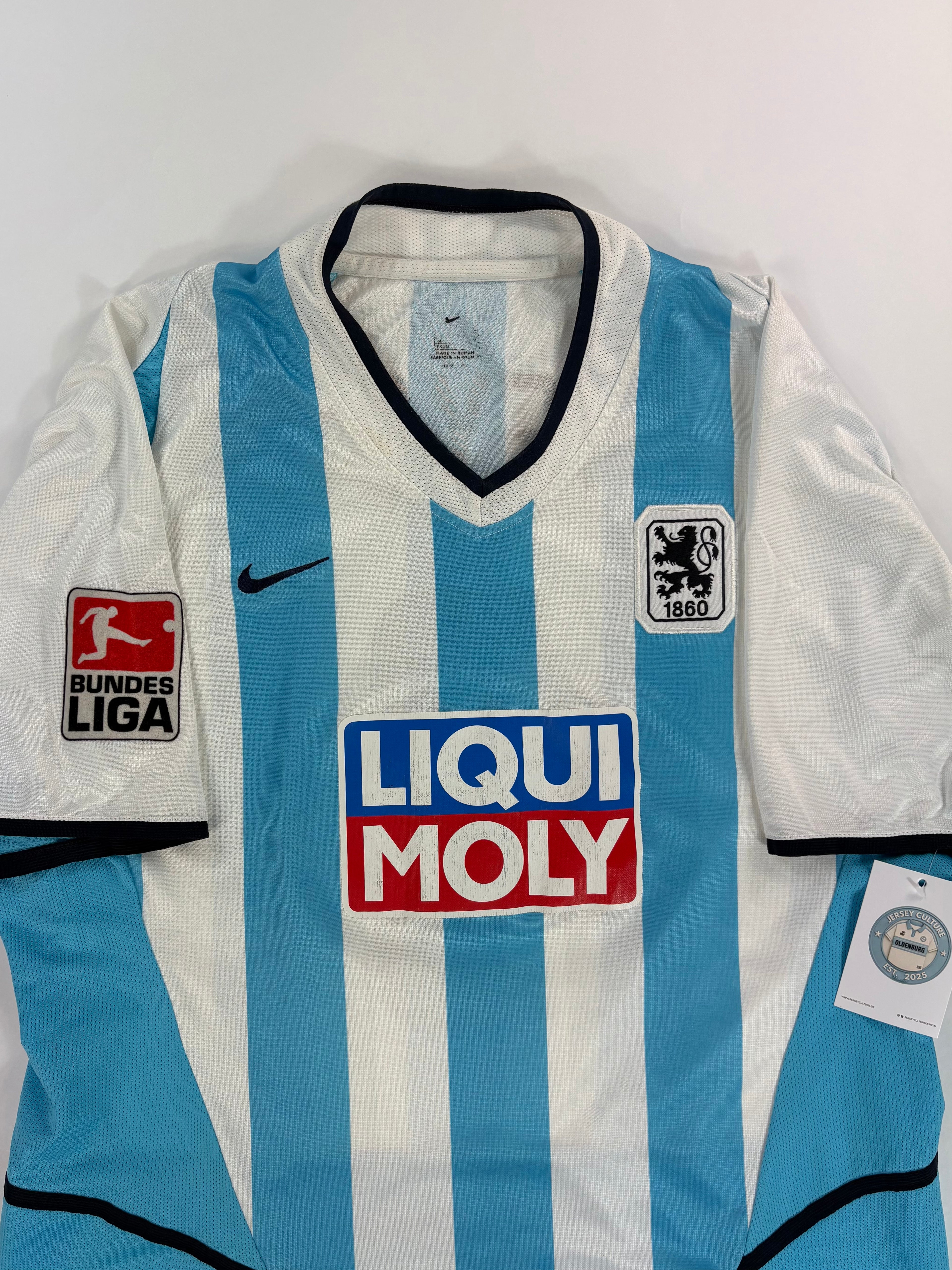 1860 München Heimtrikot 2002/2003 - #3 Meyer - L