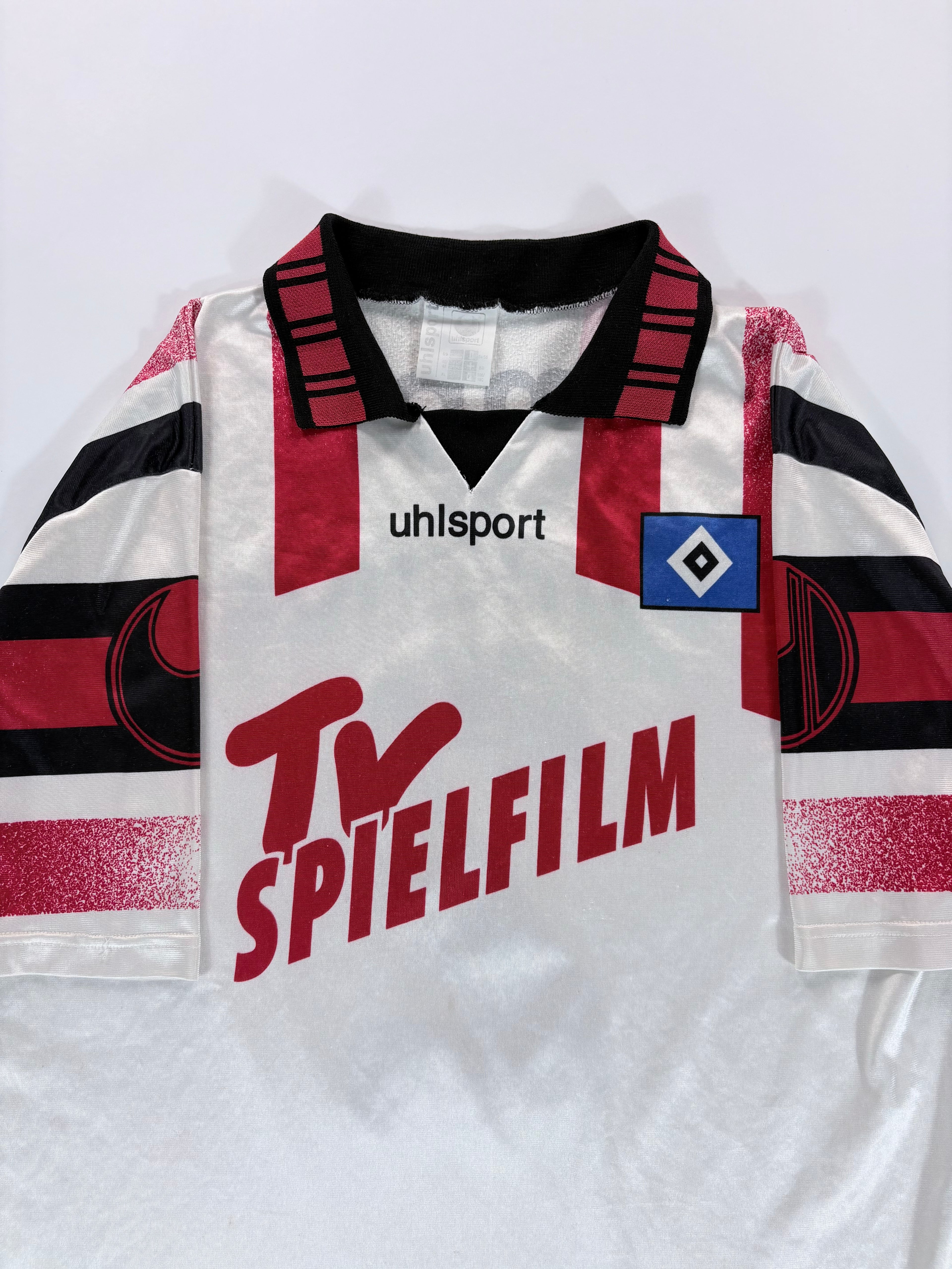 Hamburger SV Heimtrikot 1995/1996 - #2 Henchoz - XL - Matchworn