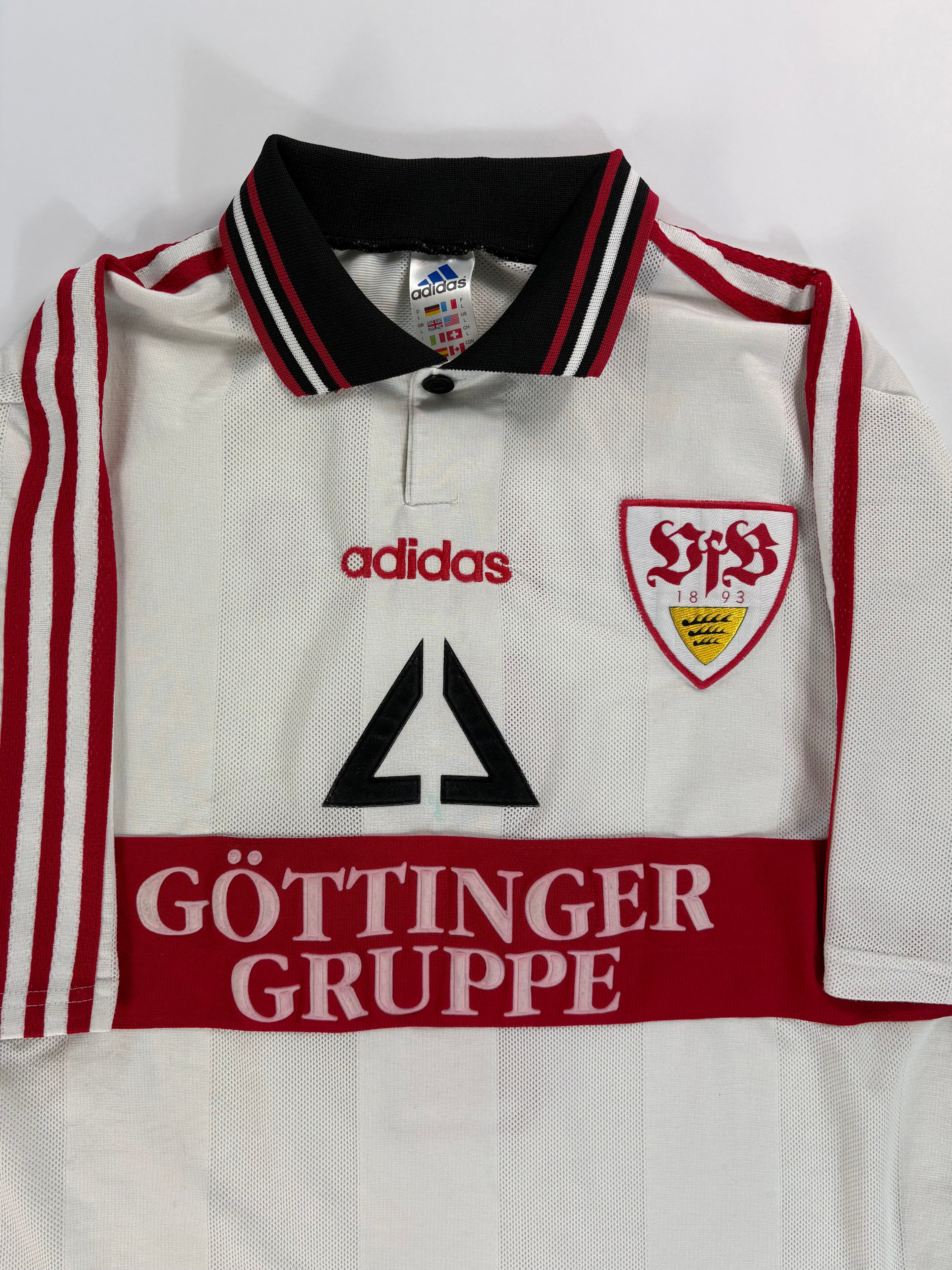 VfB Stuttgart Heimtrikot 1997/1998 - #8 Haber - L