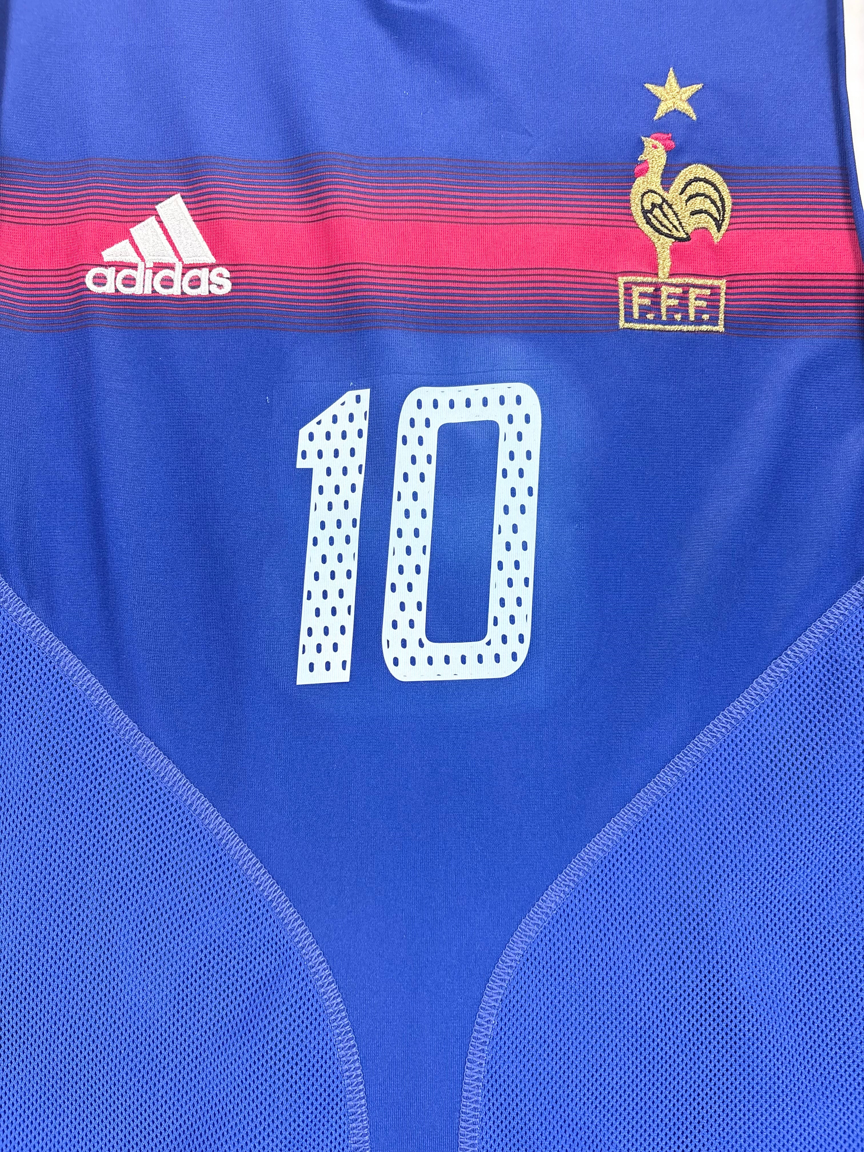 Frankreich Heimtrikot EM 2004 - #10 Zidane - M