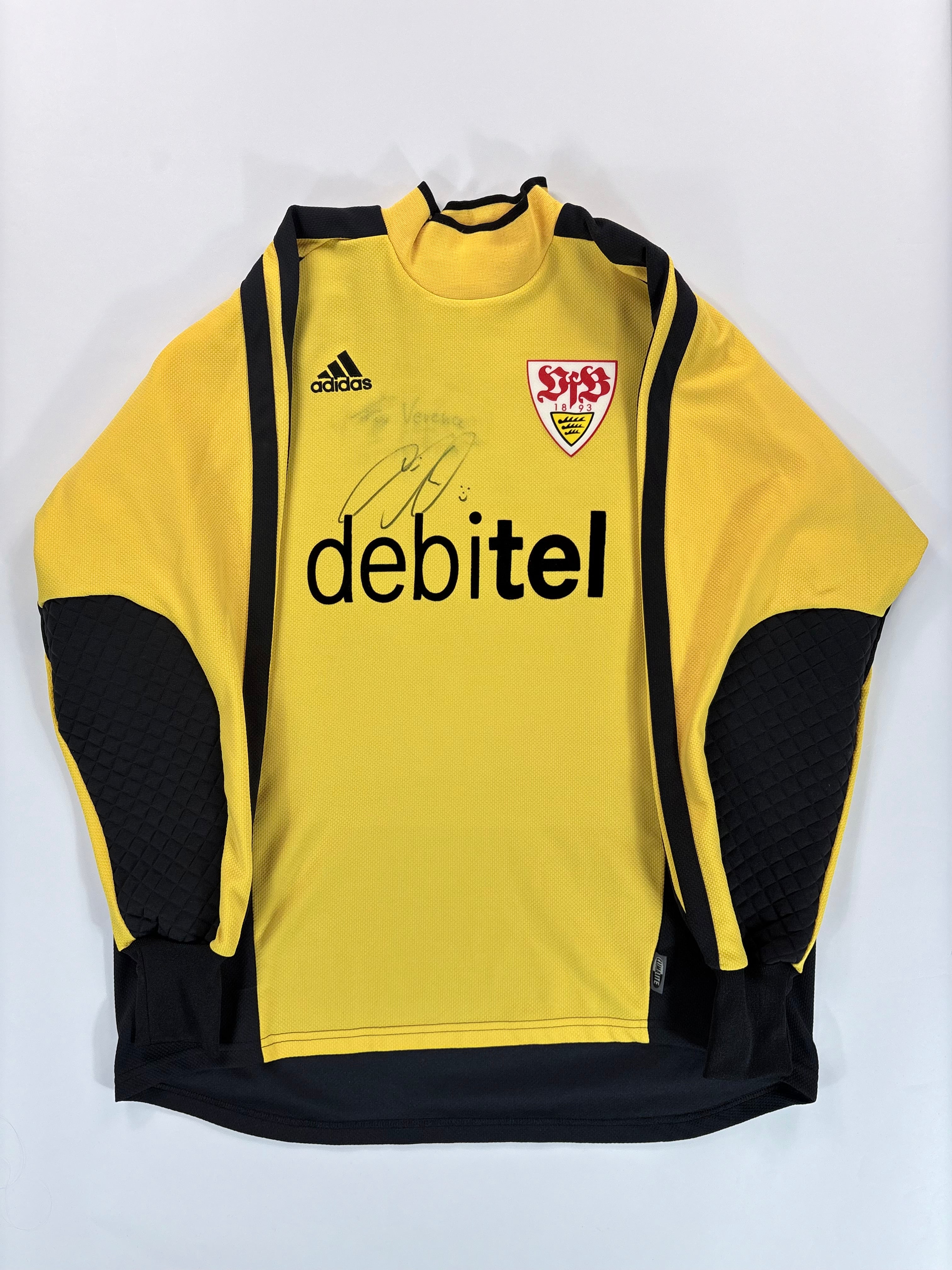 VfB Stuttgart Torwarttrikot 2001/2002 - #1 Hildebrand - L - Spielertrikot