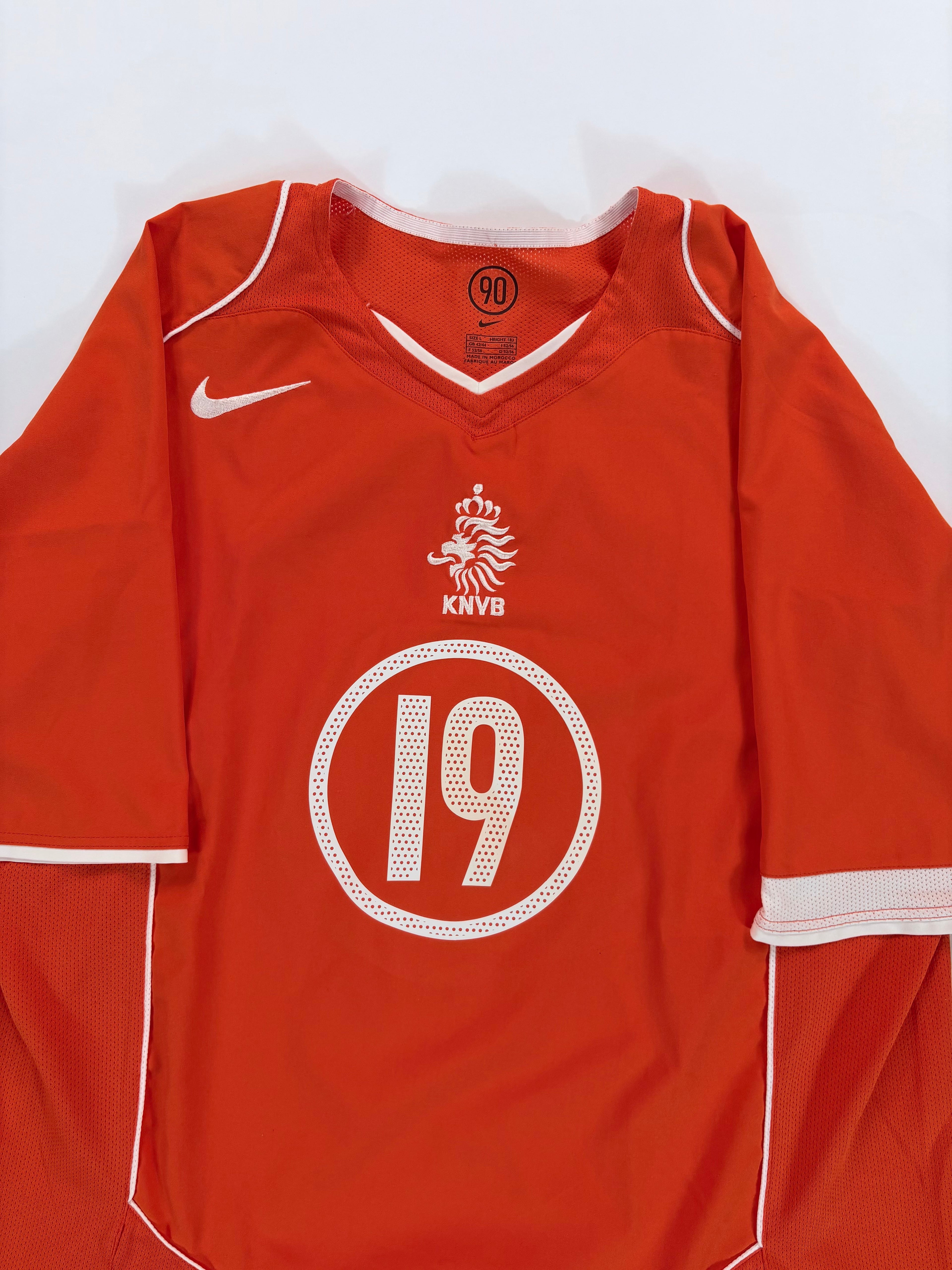 Niederlande Heimtrikot EM 2004 - #19 Robben - L