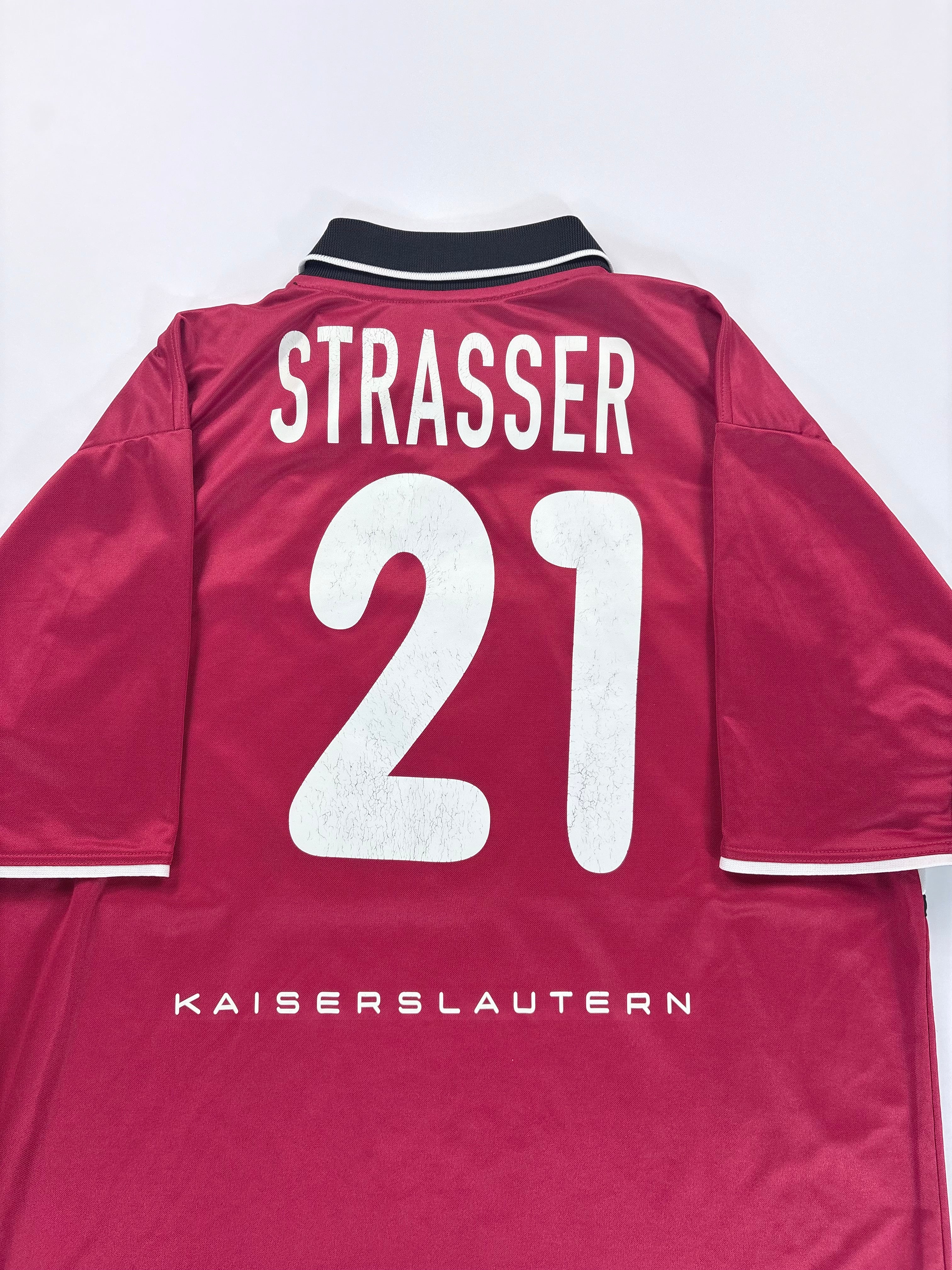 1. FC Kaiserslautern Heimtrikot 2001/2002 - #21 Strasser - XL