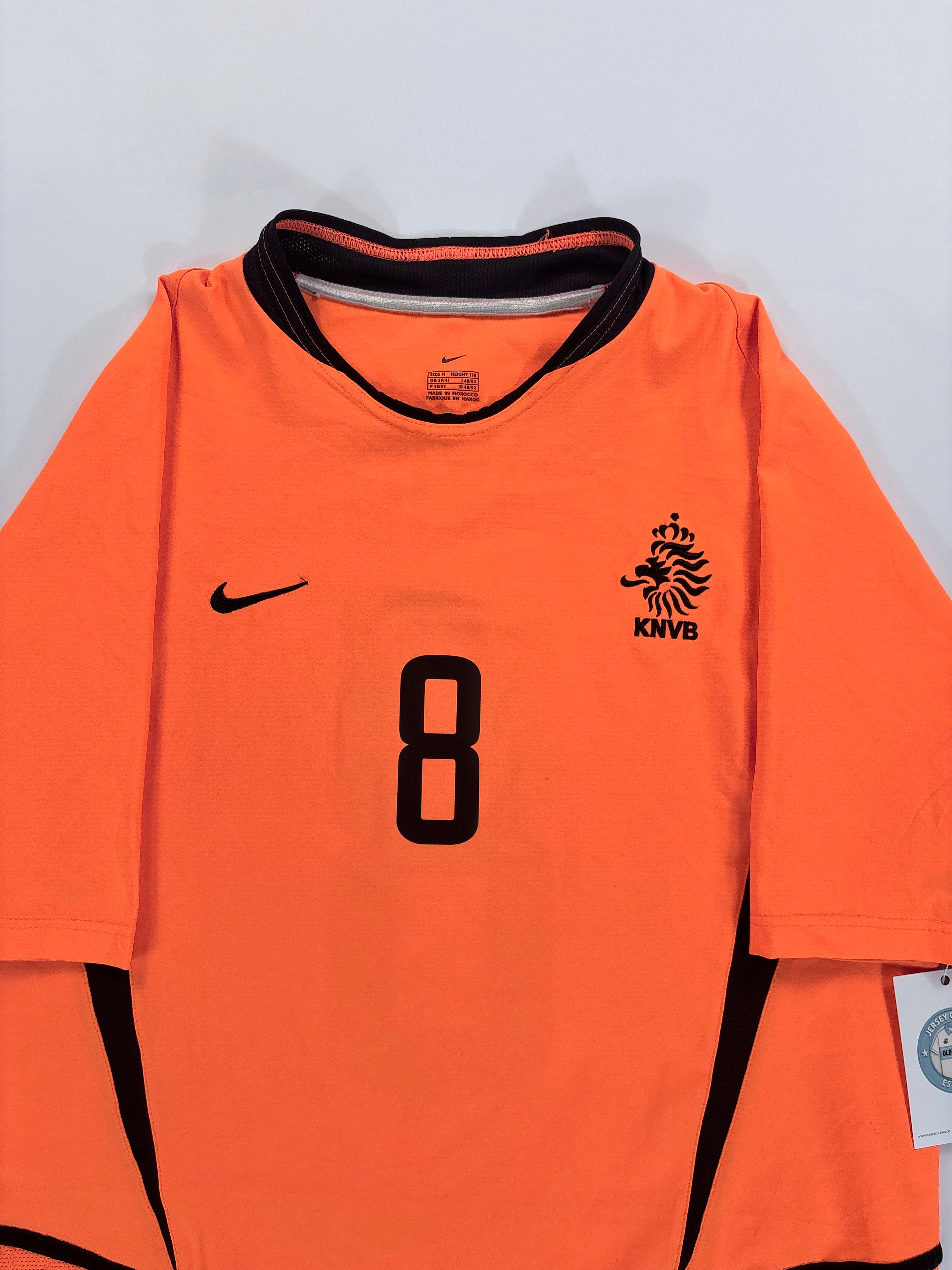 Niederlande Heimtrikot WM 2002 - #8 Davids - M
