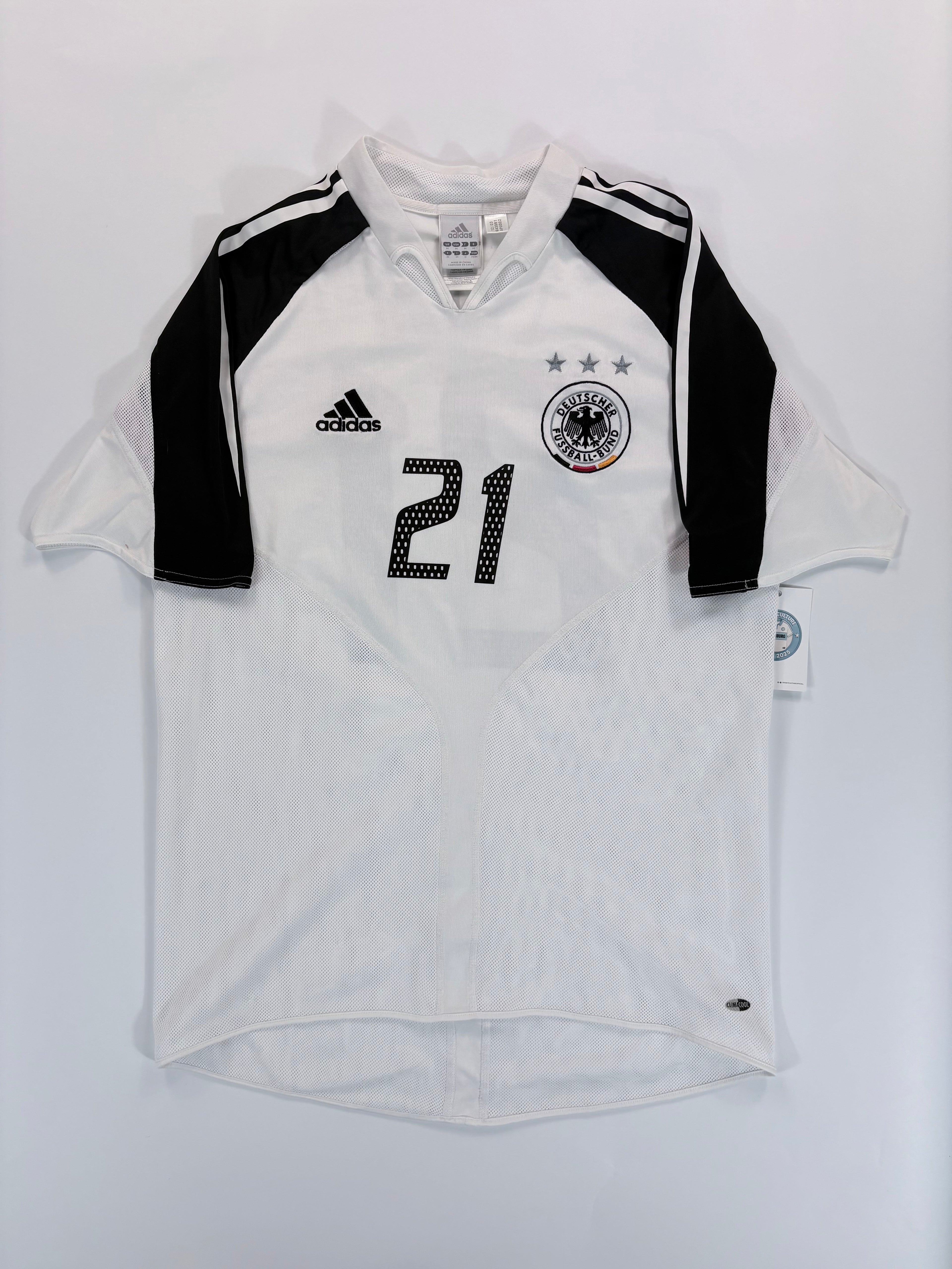 Deutschland Heimtrikot EM 2004 - #21 Lahm - M
