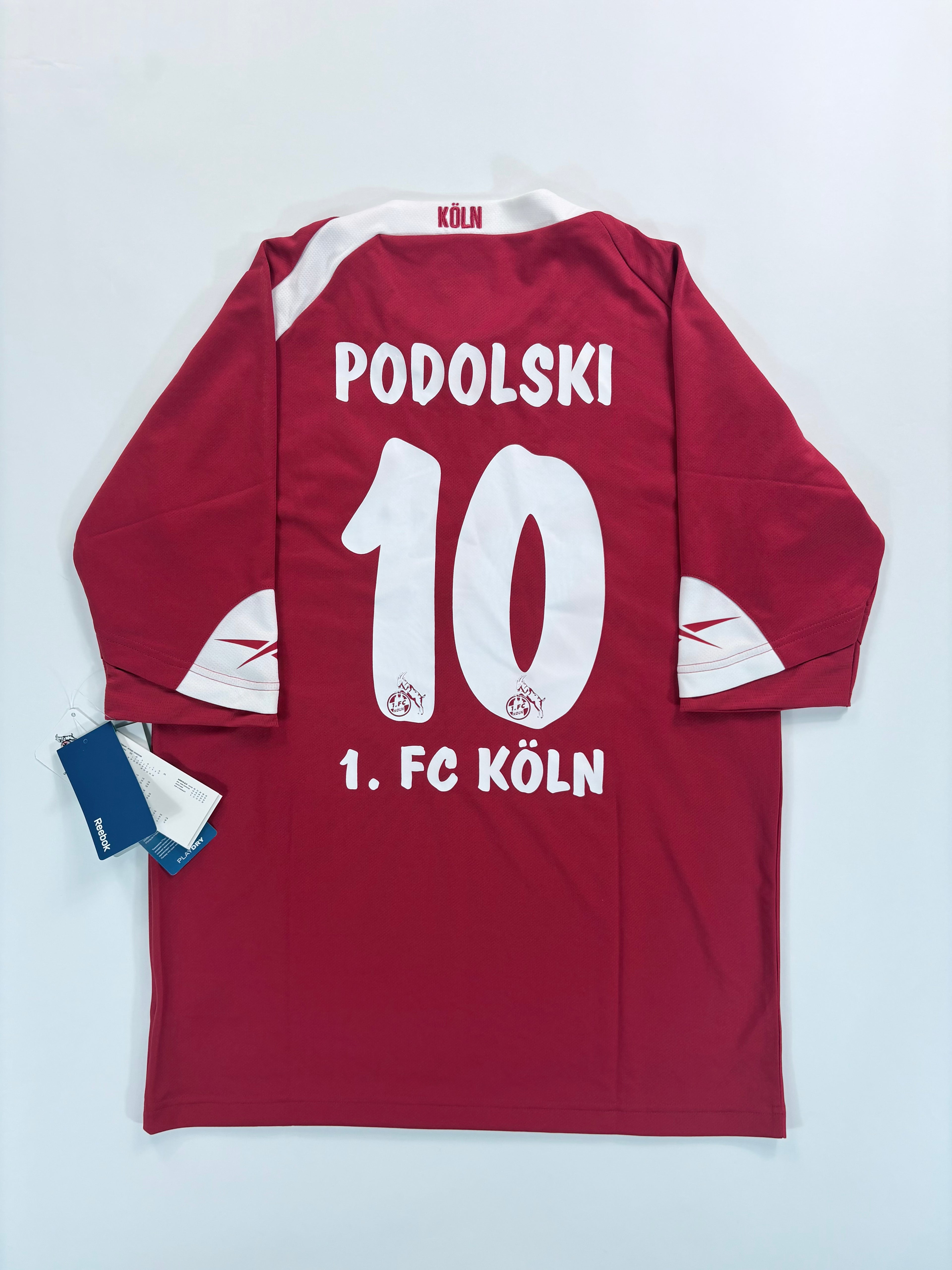 1. FC Köln Heimtrikot 2009/2010 - #10 Podolski - M - mit Etikett!