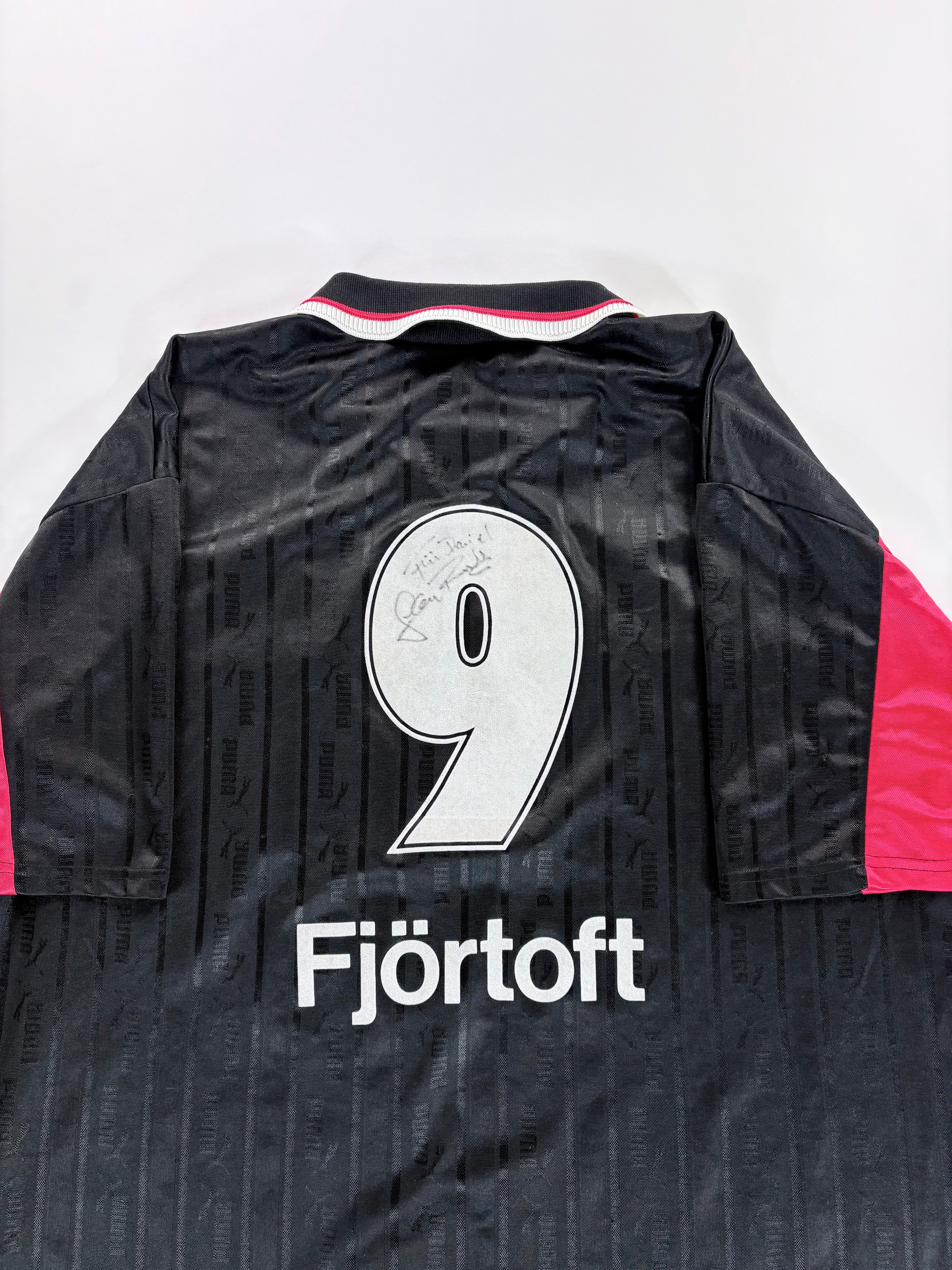 Eintracht Frankfurt 3. Trikot 1998/1999 - #9 Fjörtoft - XXL