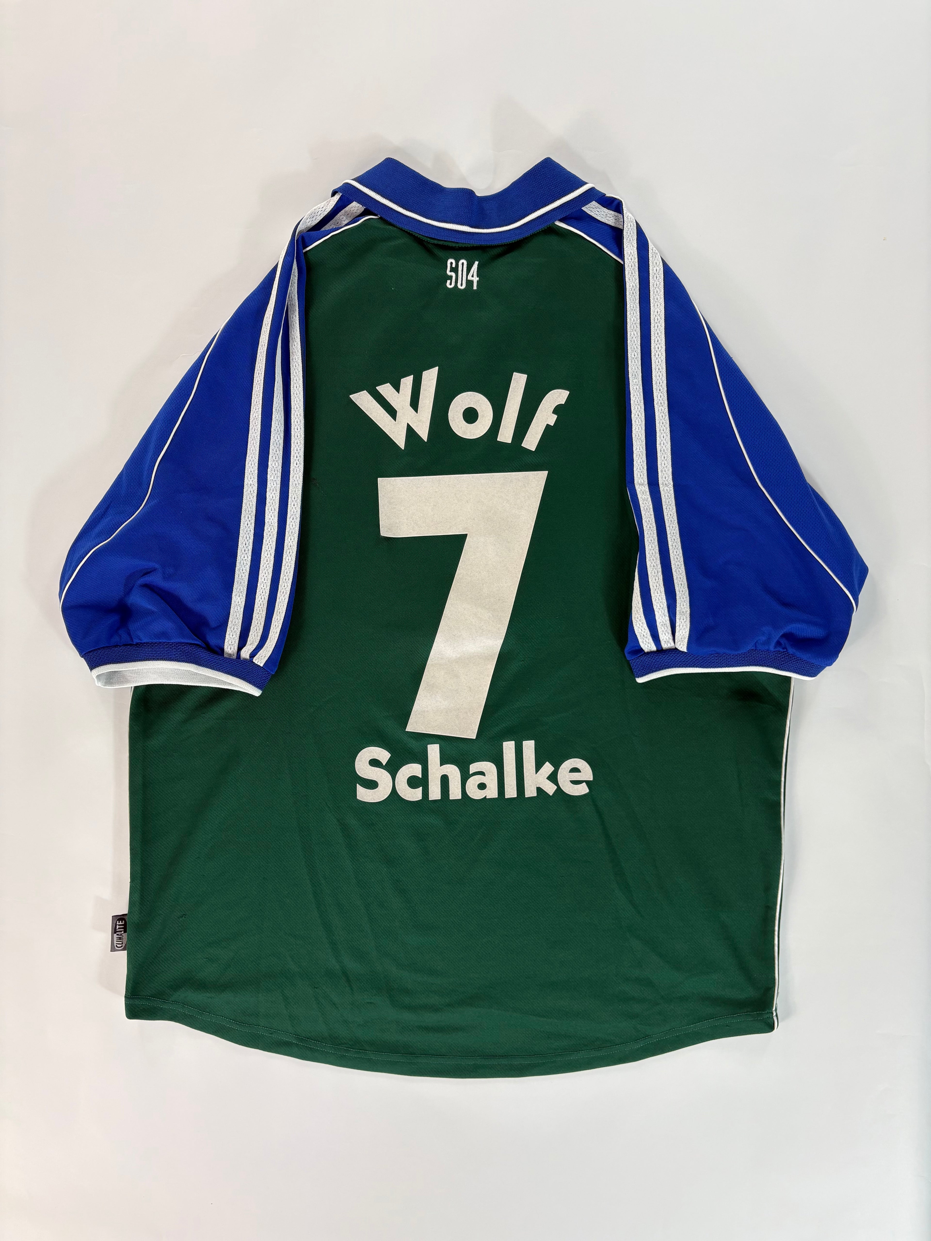 Schalke 04 Auswärtstrikot 1999/2000 - #7 Wolf - L